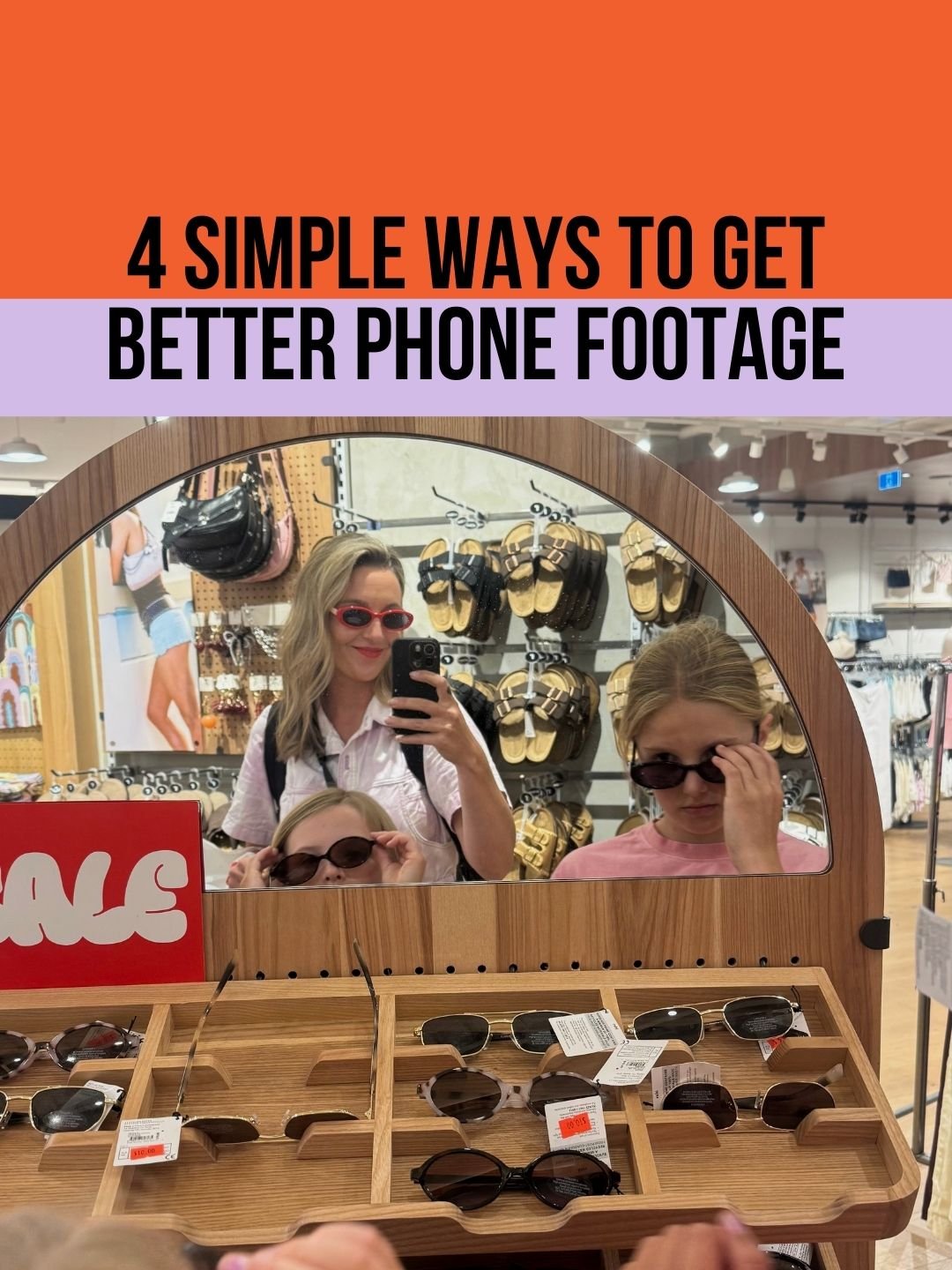Recording content for your biz and wondering why it looks a bit&hellip; crunchy?

Most of the time it&rsquo;s not your phone. It&rsquo;s the tiny things you do *before* you hit record.

Here are four super simple tweaks that will instantly upgrade yo