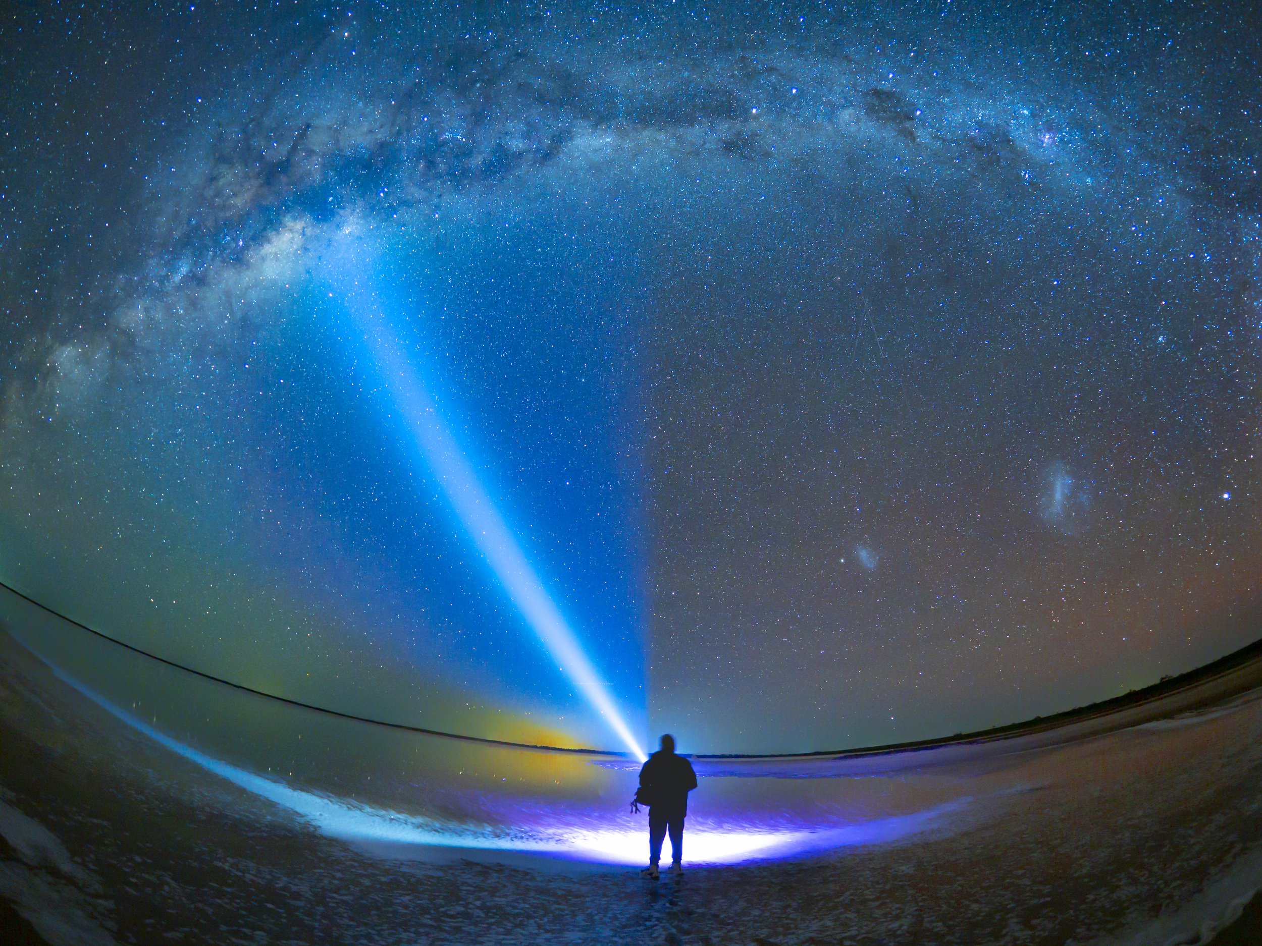 Milky Way - Lake Tyrrell, Australia.