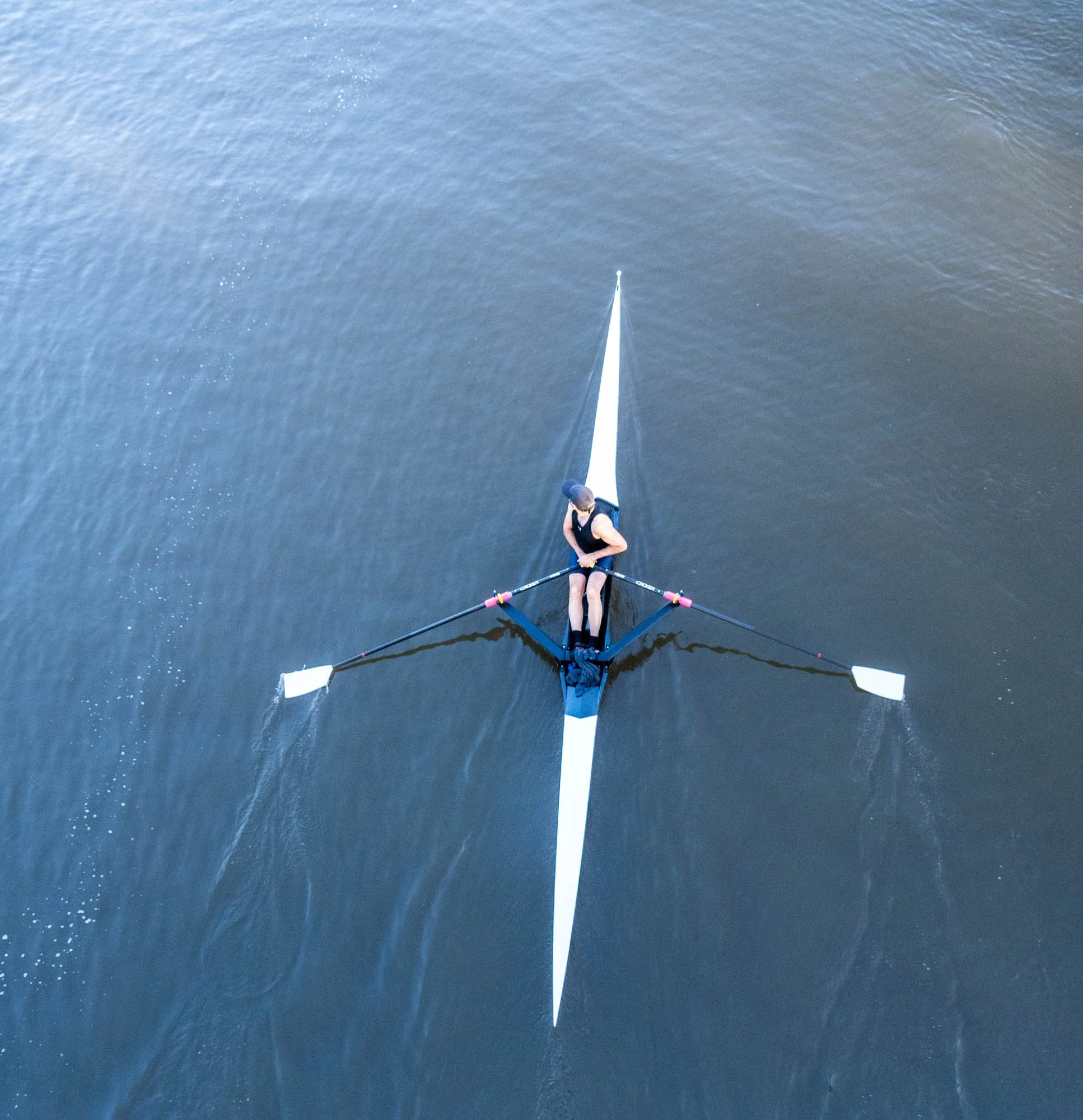 Rower - Yarra River, South Yarra, Australia.