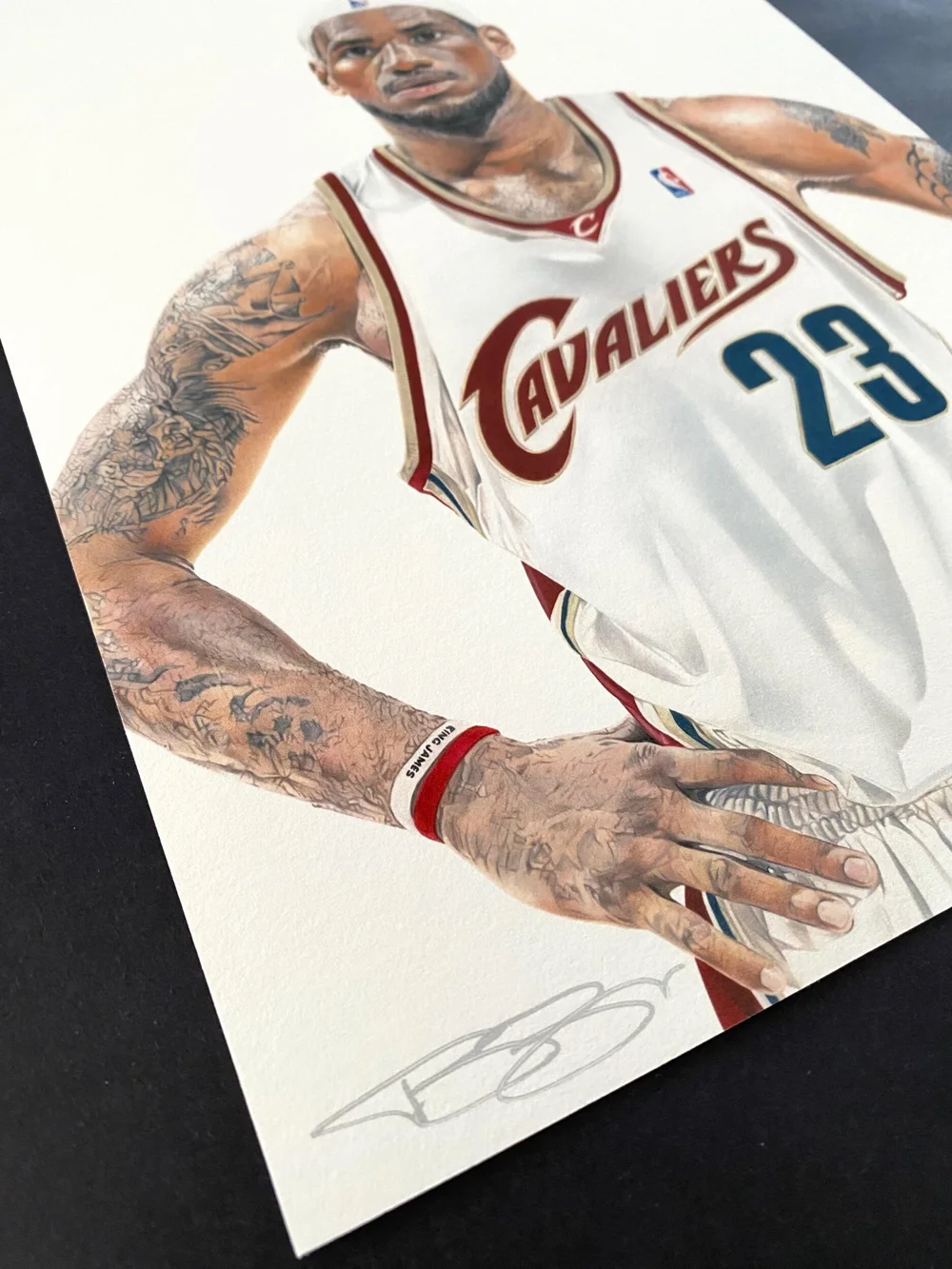 LeBron James 手描き肖像画 F4サイズ LeBron James 手描き肖像画 F4サイズ - メルカリ