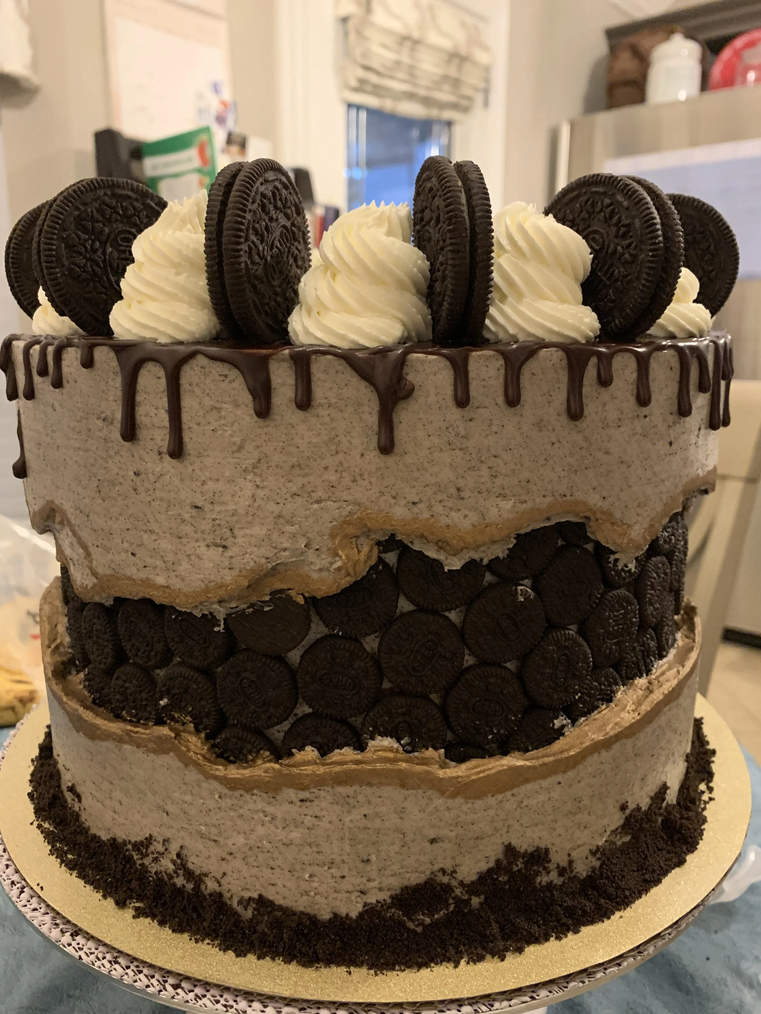 Oreo Fault Line Cake