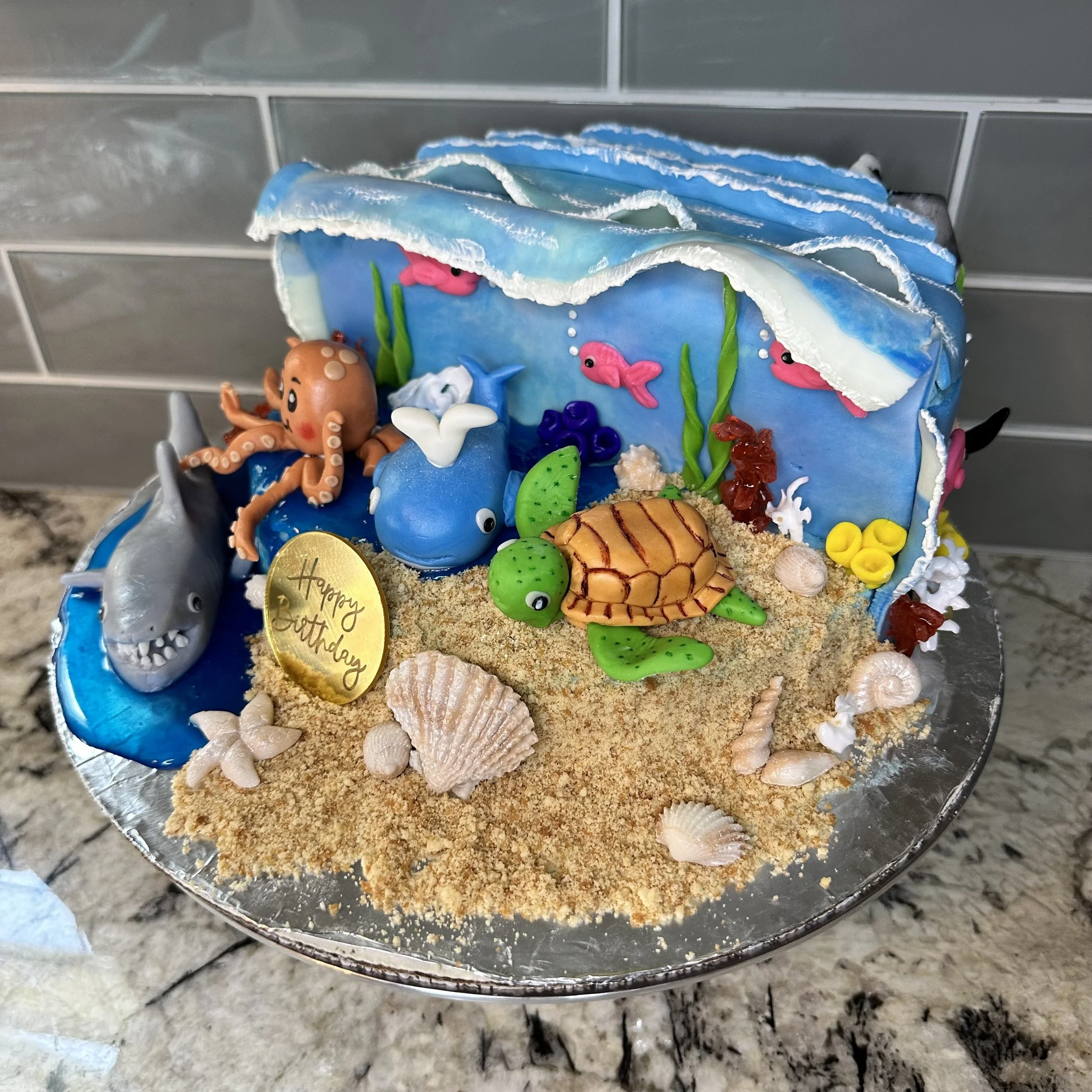 Completely Edible Under the Sea Cake