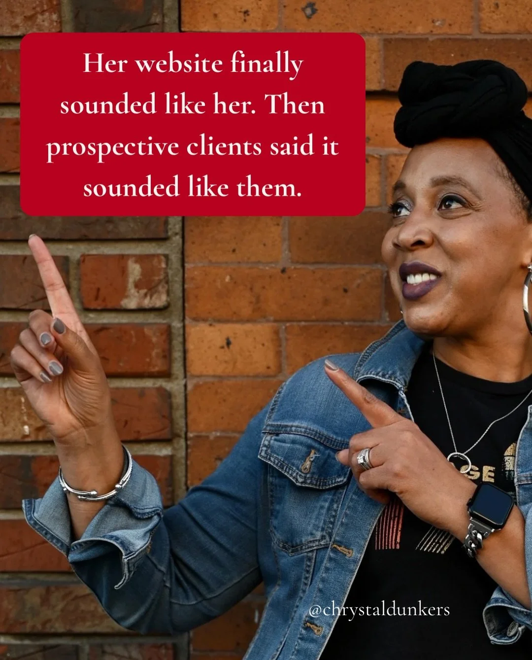 Jennifer didn&rsquo;t need me to invent a personality for her website. She needed me to listen closely enough to put hers on the page.

The full case study is linked in my bio.
