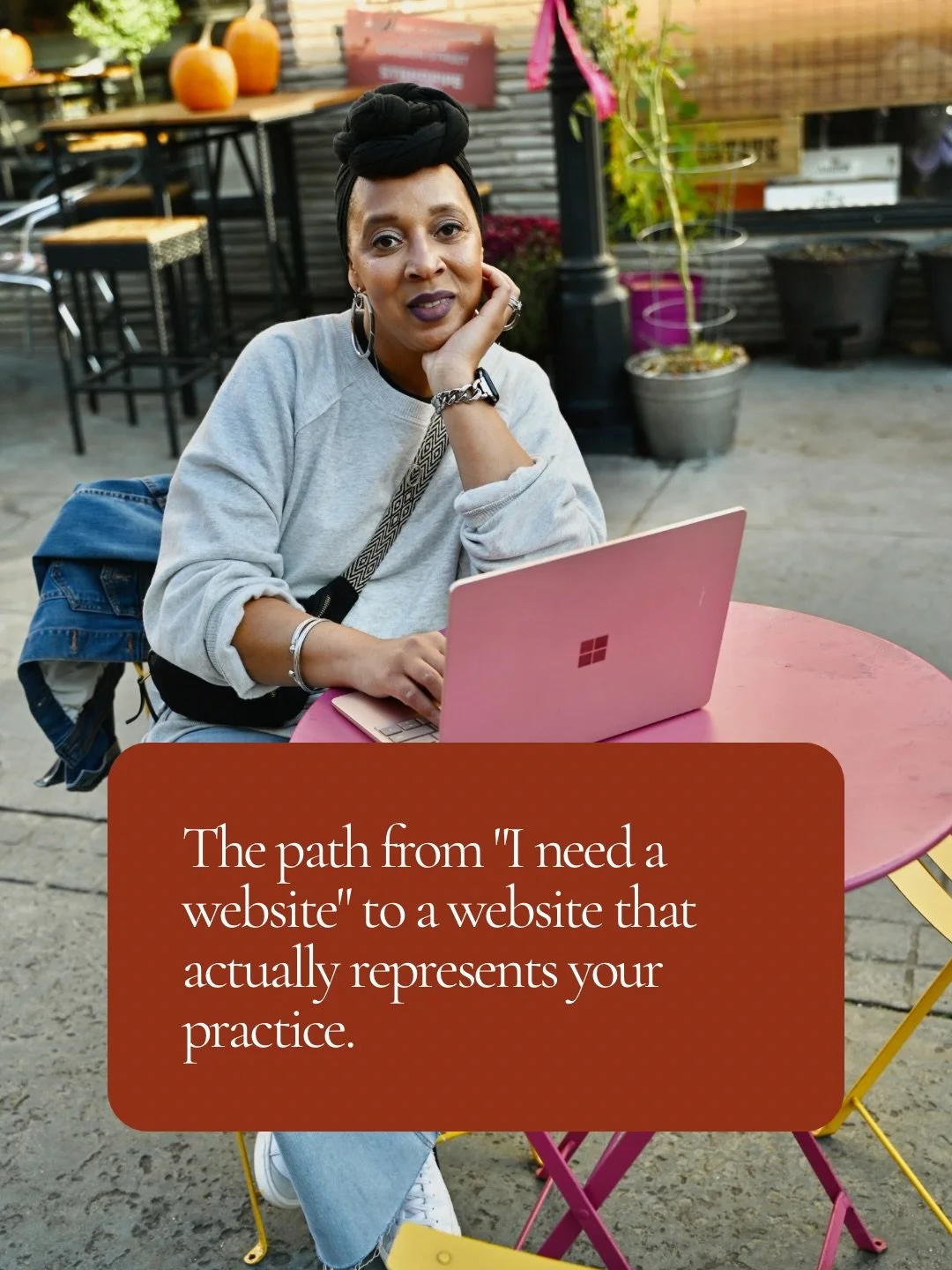 One thing that&rsquo;s non-negotiable in my website process: strategy comes first.

Phase 1 isn&rsquo;t an optional add-on before the &ldquo;real&rdquo; website work. It IS part of the work.

Because I need to understand the practice before I can mak