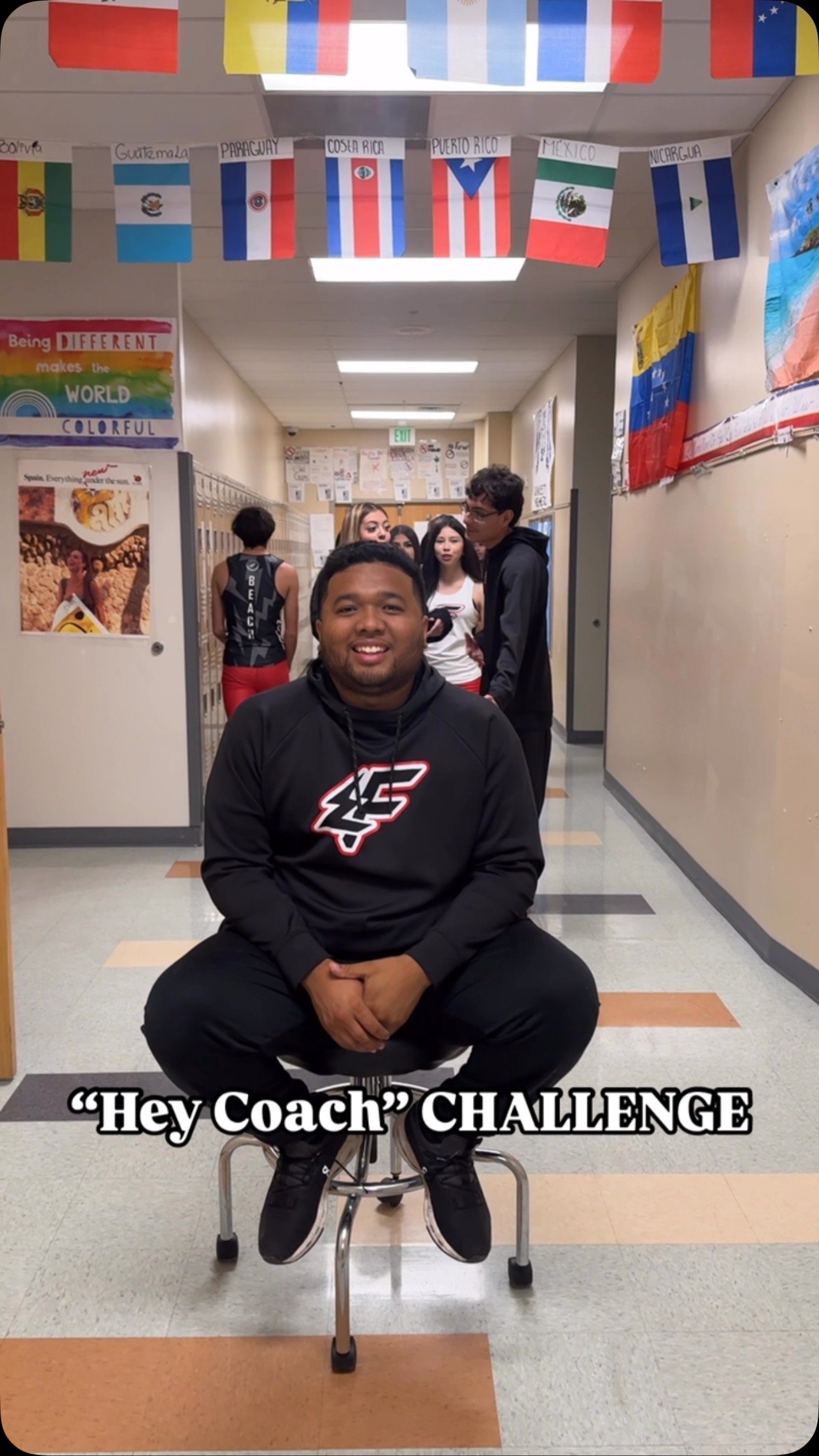 “Hey Coach” challenge! Didn’t wanna post this cause I was embarrassed I didn’t get 100% but I’ll own up to it 😔 (PS that is NOT Aleilah’s everyday voice😭)