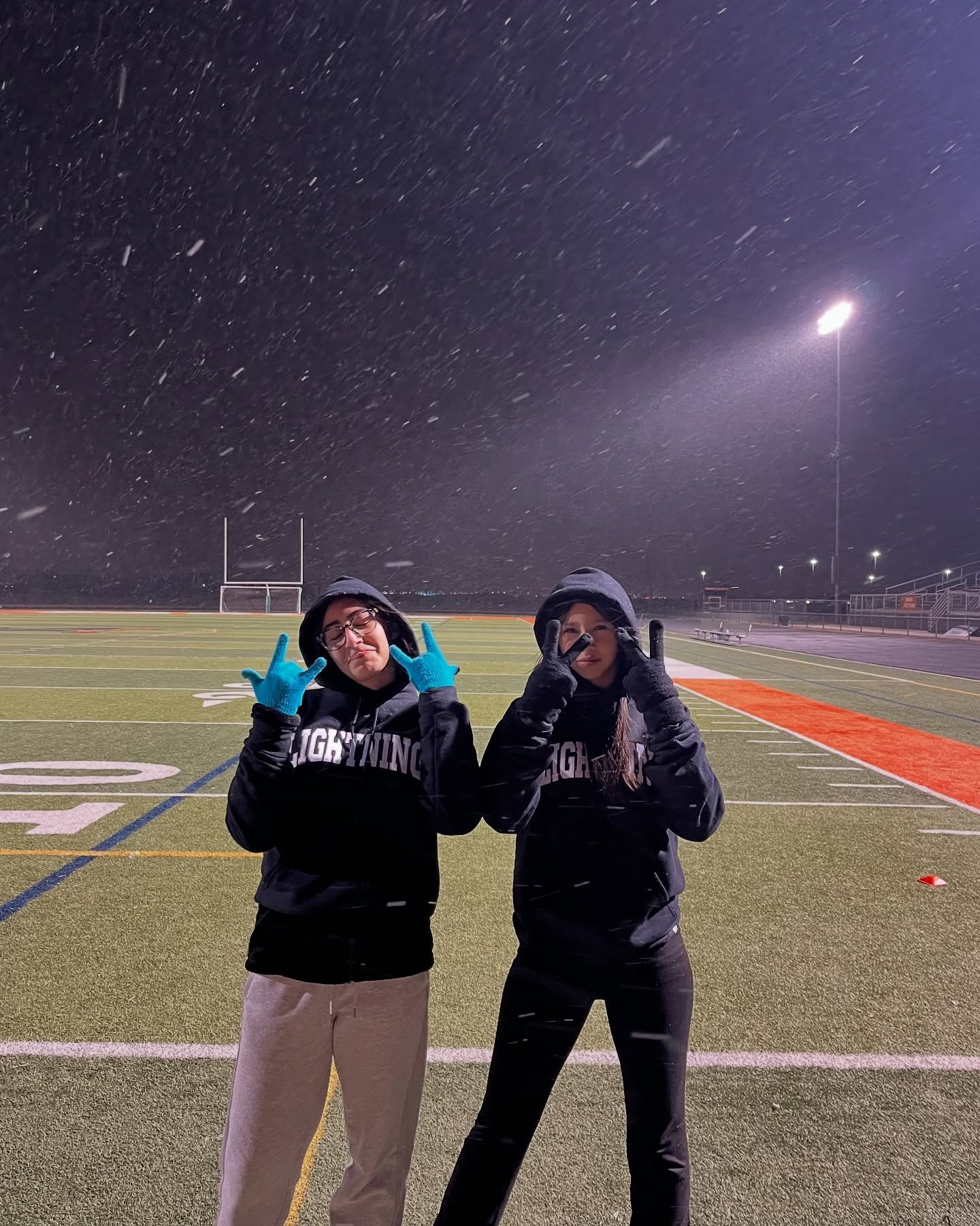 Indoors? We don’t know her. ❄️⚡️