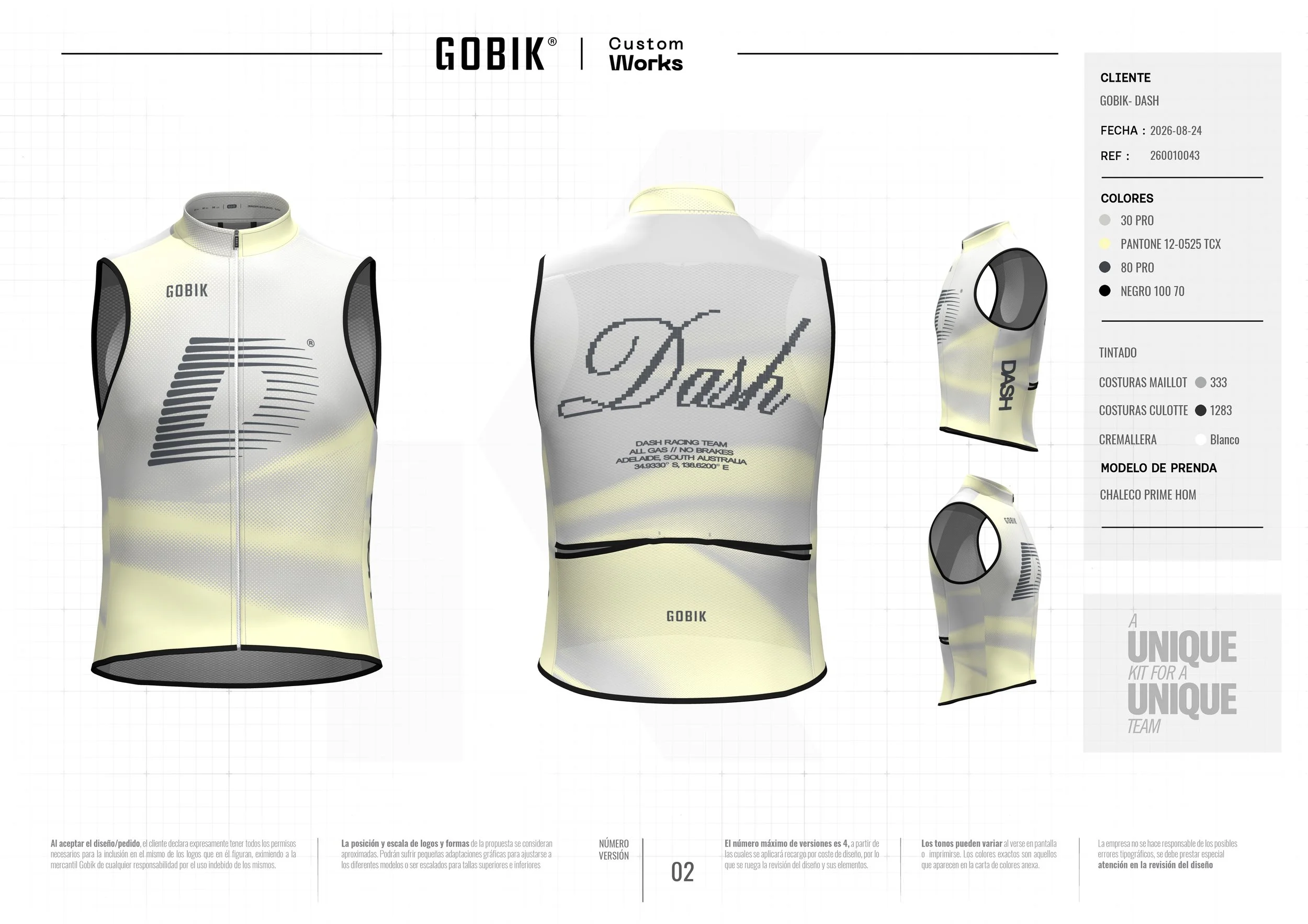 Dash Team GOBIK Prime Vest
