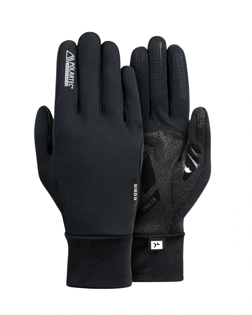 Polartec® Bora 2.0 True Black Winter gloves - Use temperature: 5- 15 ºC