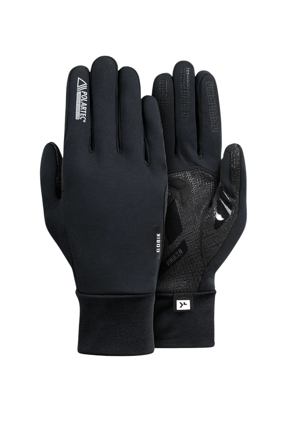 Polartec® Bora 2.0 True Black Winter gloves - Use temperature: 5- 15 ºC