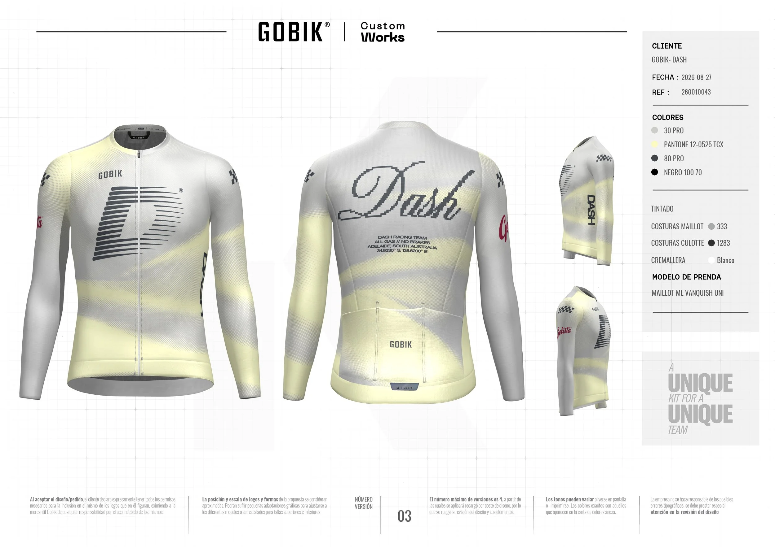 DASH Gobik Vanquish Long Sleeve Jersey