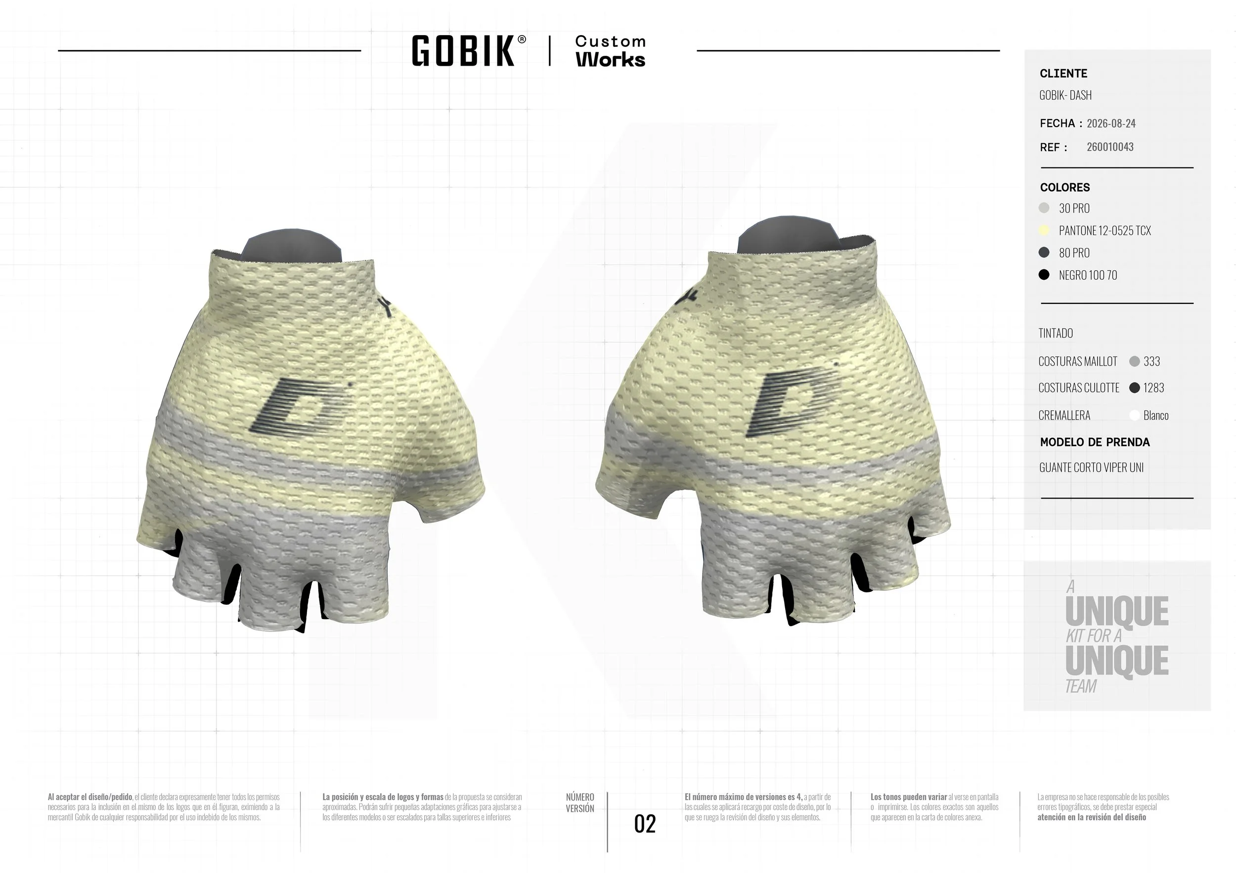 Dash Team Gobik Hawk Short glove