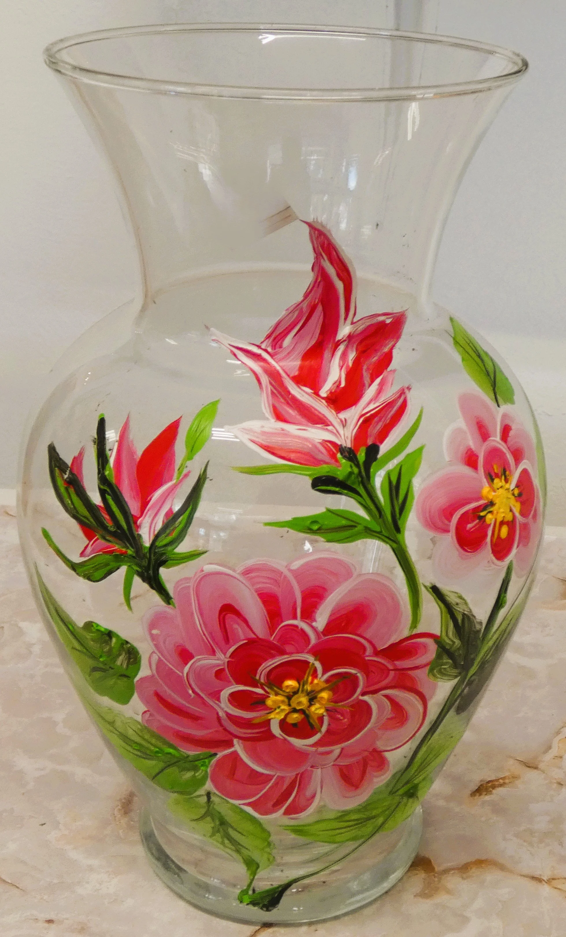 Red Floral Vase Medium.JPG