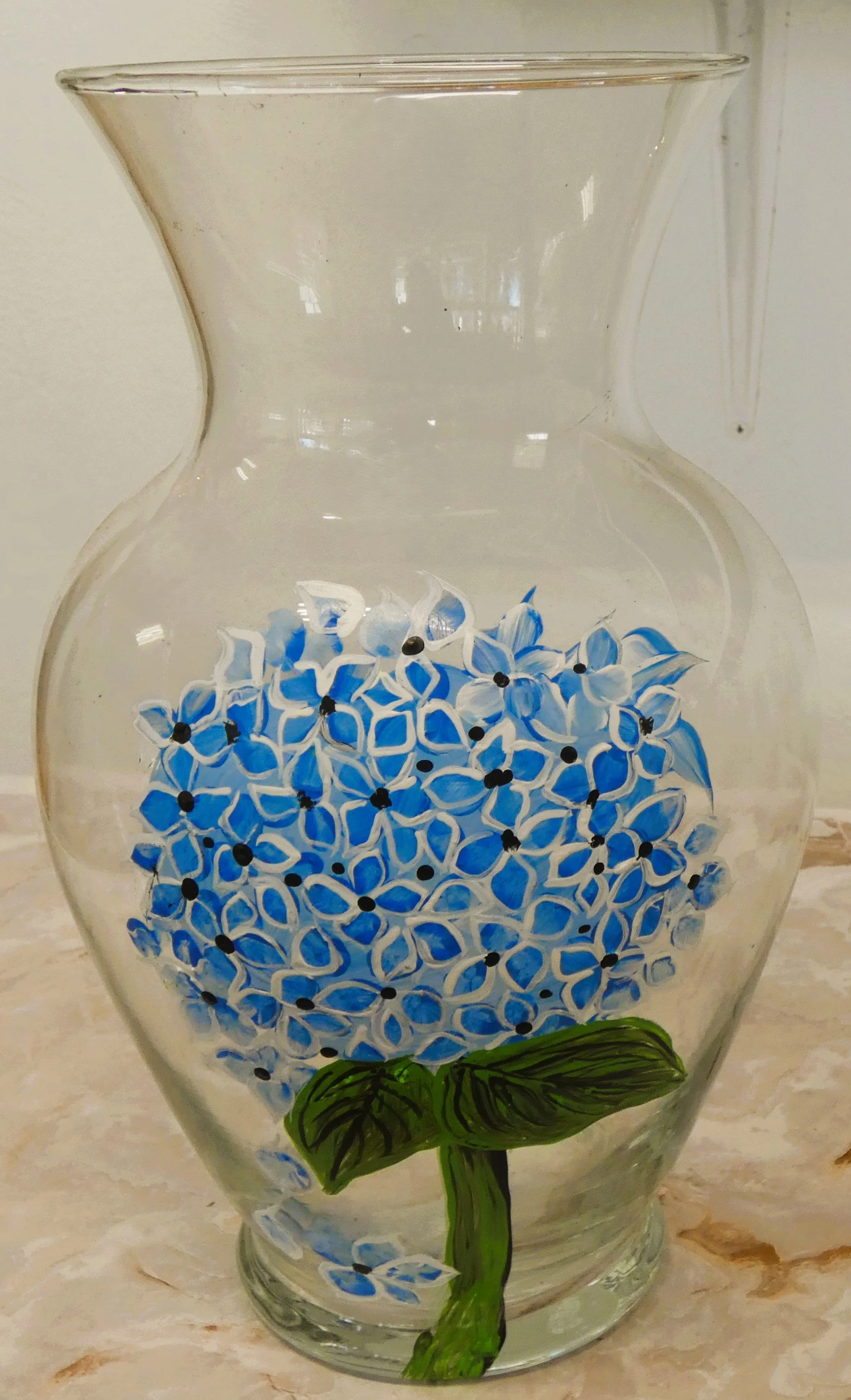 Blue Floral Vase Medium.JPG
