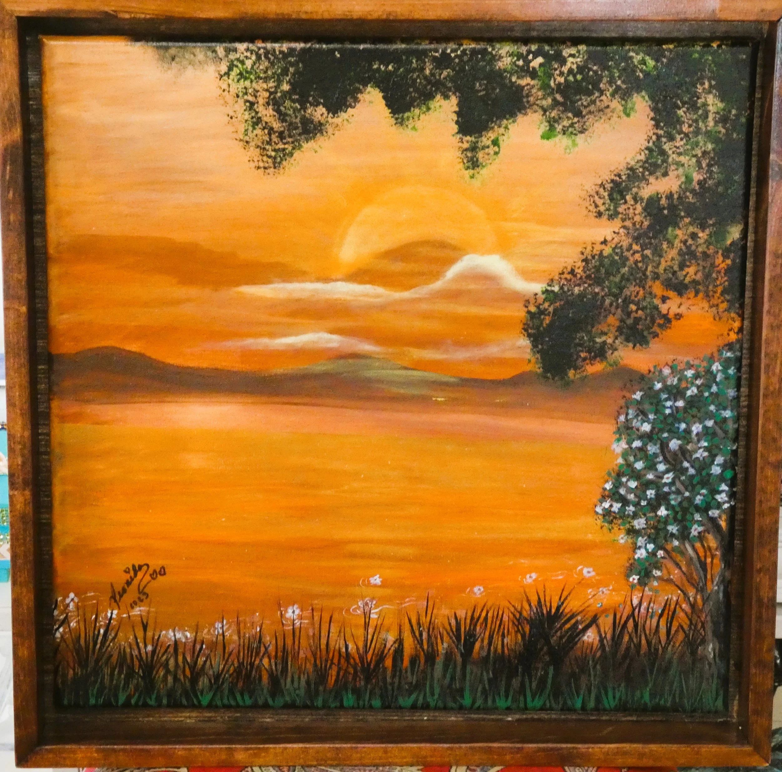 Lake at Sunset