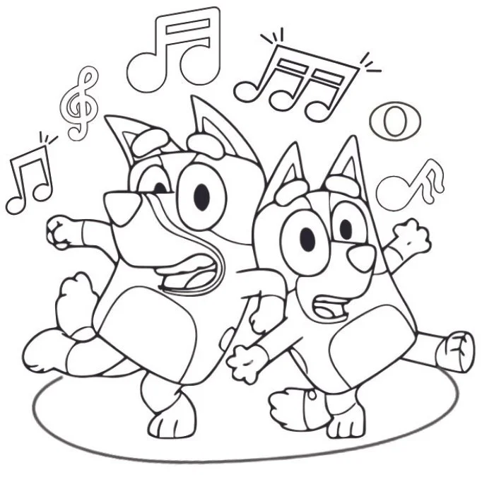 Bluey & Bingo Dance