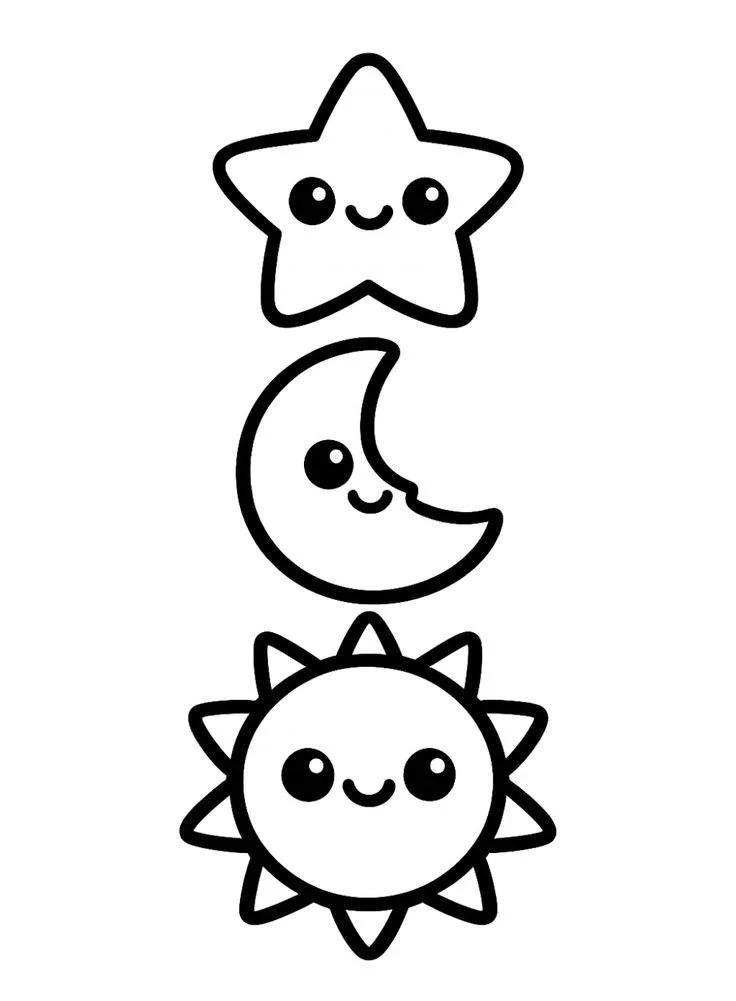 Star, Moon, Sun
