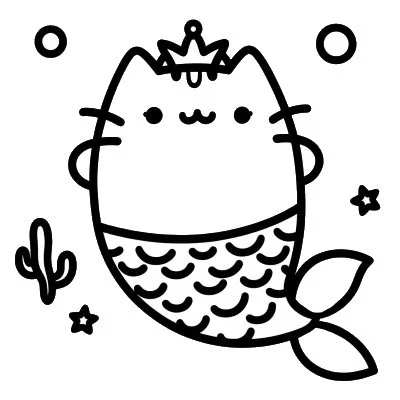 Pusheen Mermaid