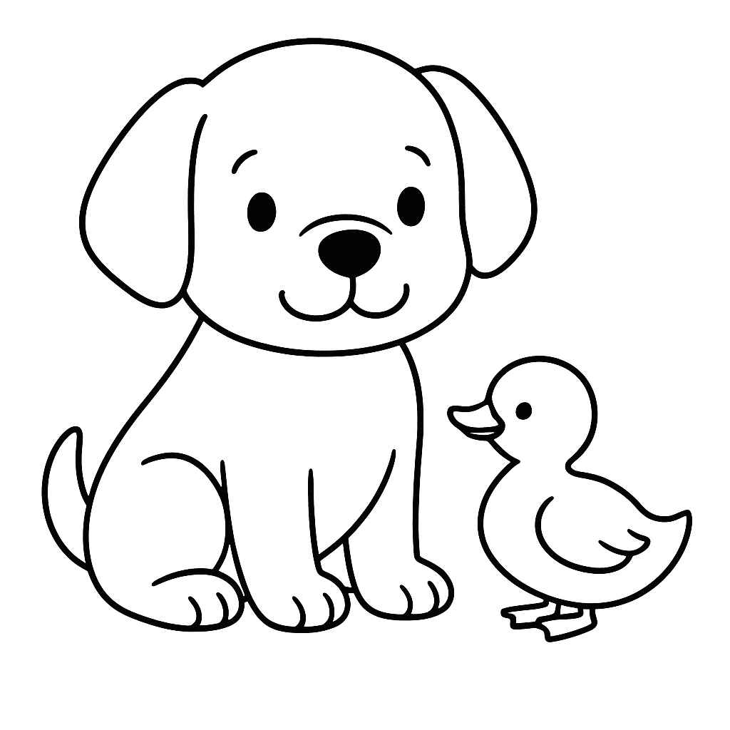 Puppy & Duck