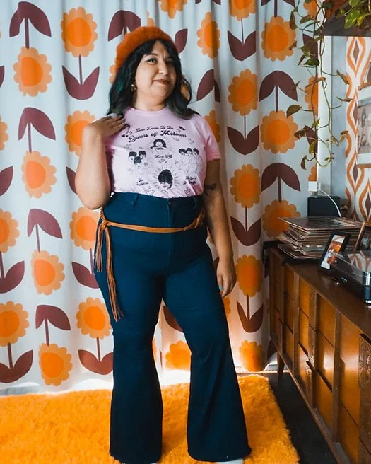 Julia Blue Retro Inspired Flare pants (Sizes 1-13) — Seeds