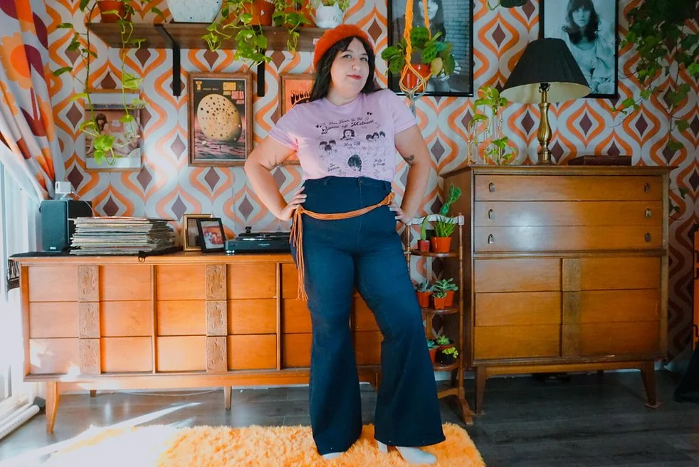 Julia Blue Retro Inspired Flare pants (Sizes 1-13) — Seeds