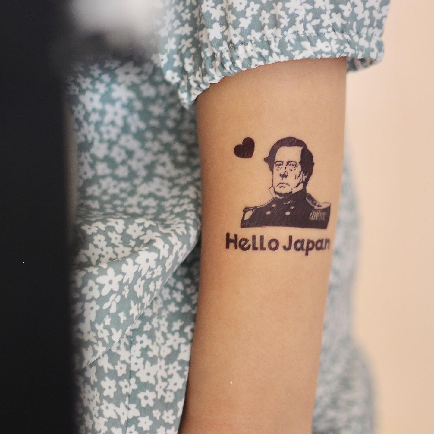 Matthew Perry&rsquo;s Hello Japan Tattoo will be sold in Black ship festival on 12th August.