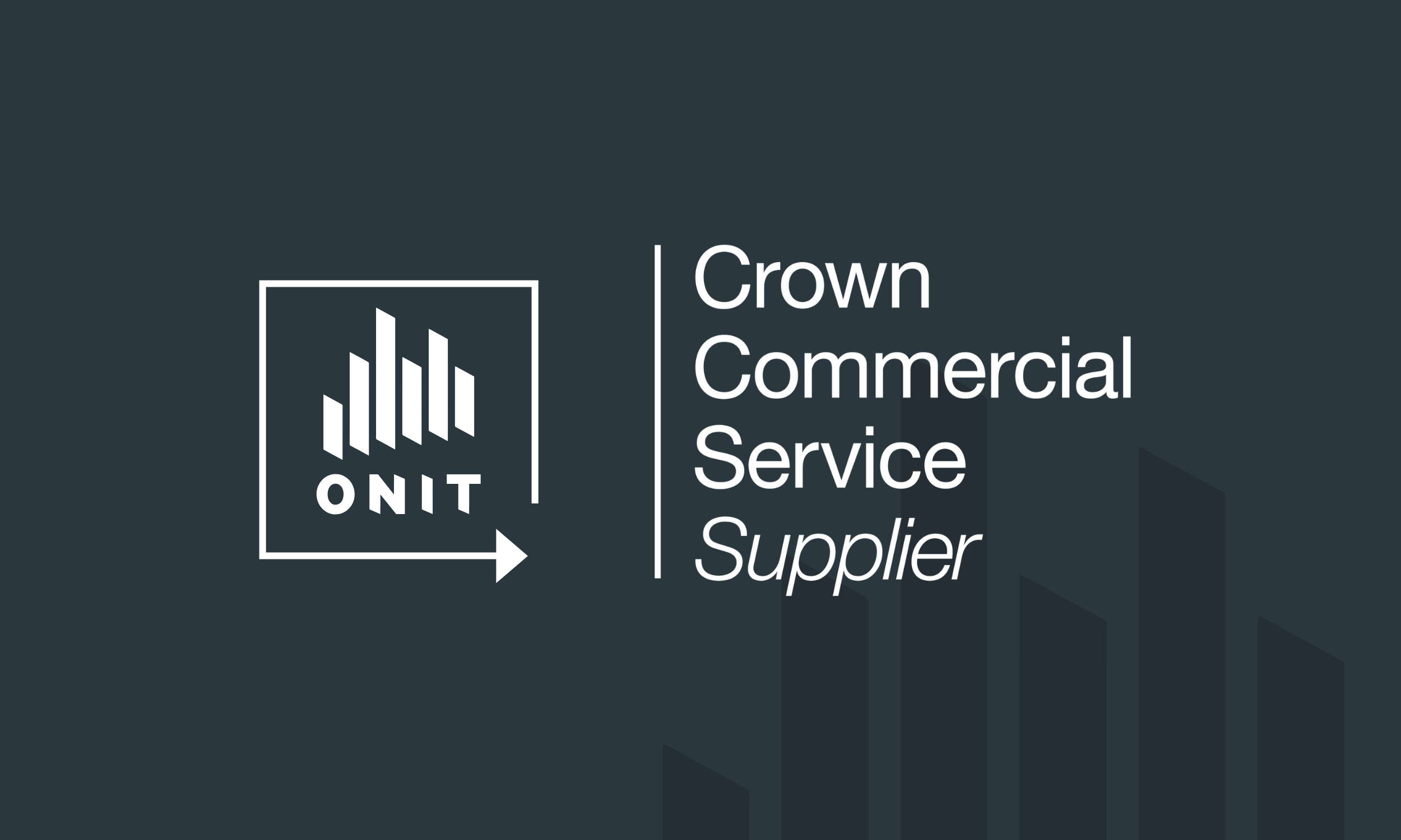 Onit Logistics is proud to be named a Crown Commercial Service (CCS) Supplier