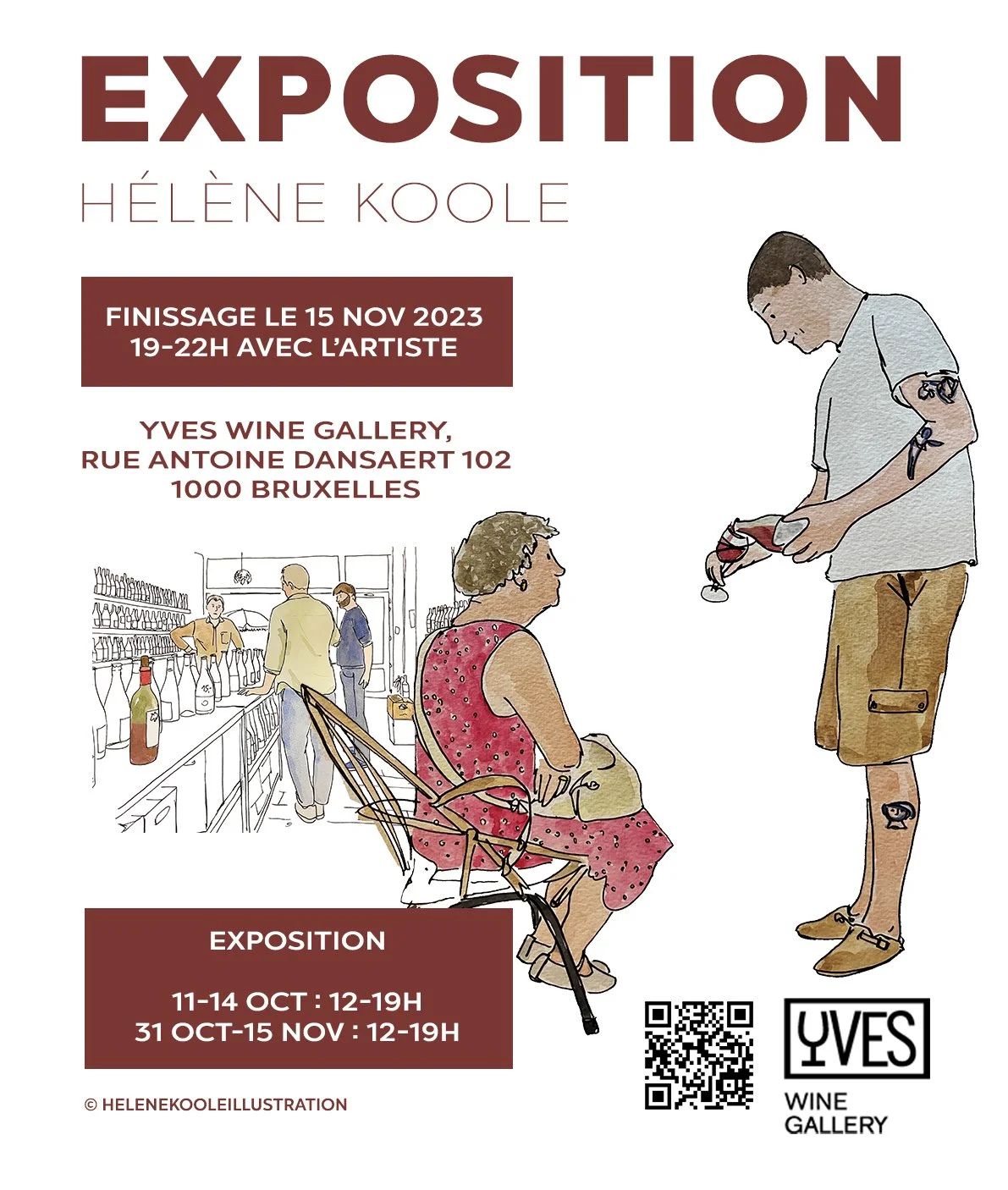 Exhibition + Finissage at Yves Wine Gallery