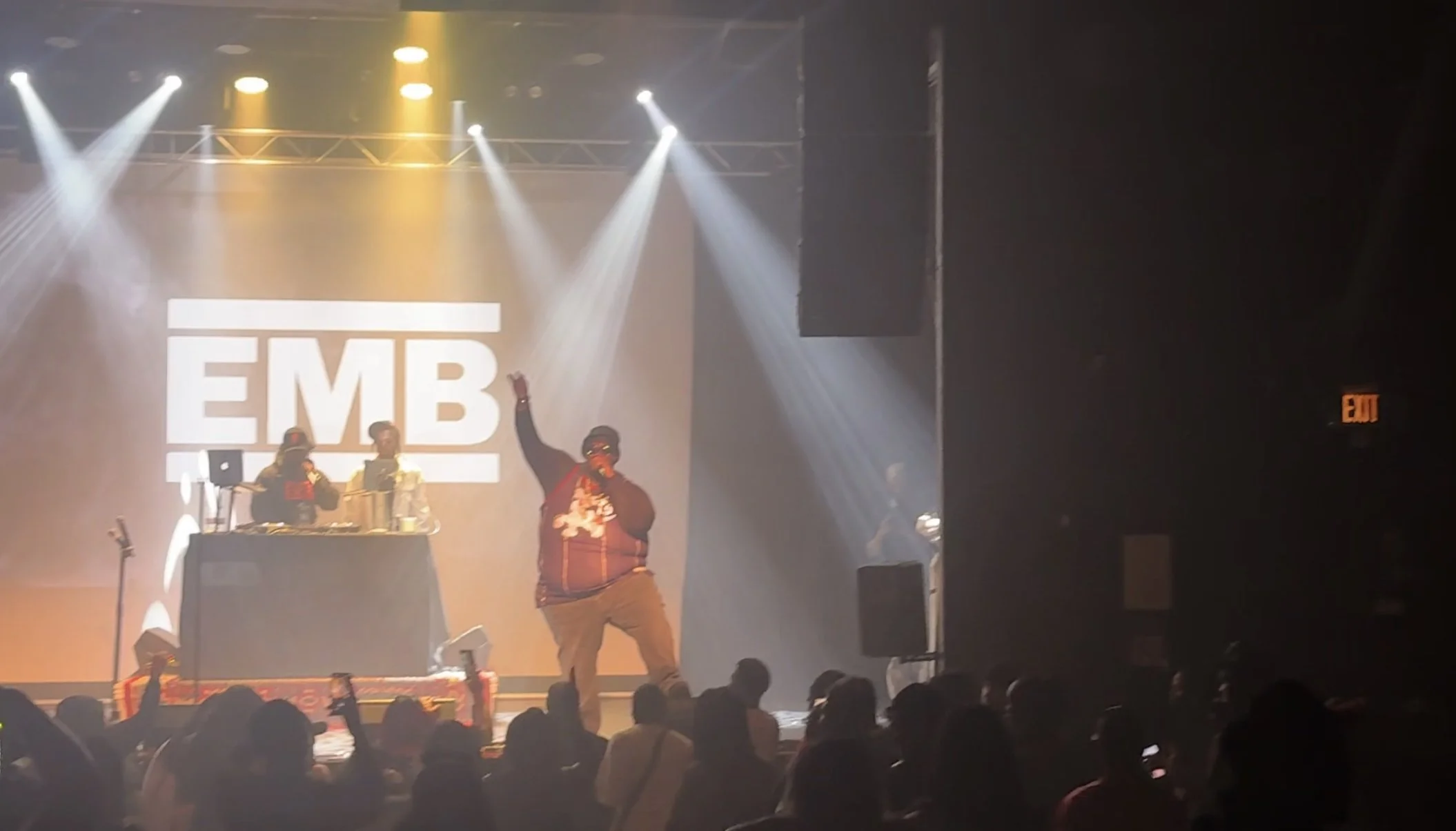 Qway C performs at the R.O.Z & Friends show at the Park Theatre in Winnipeg.