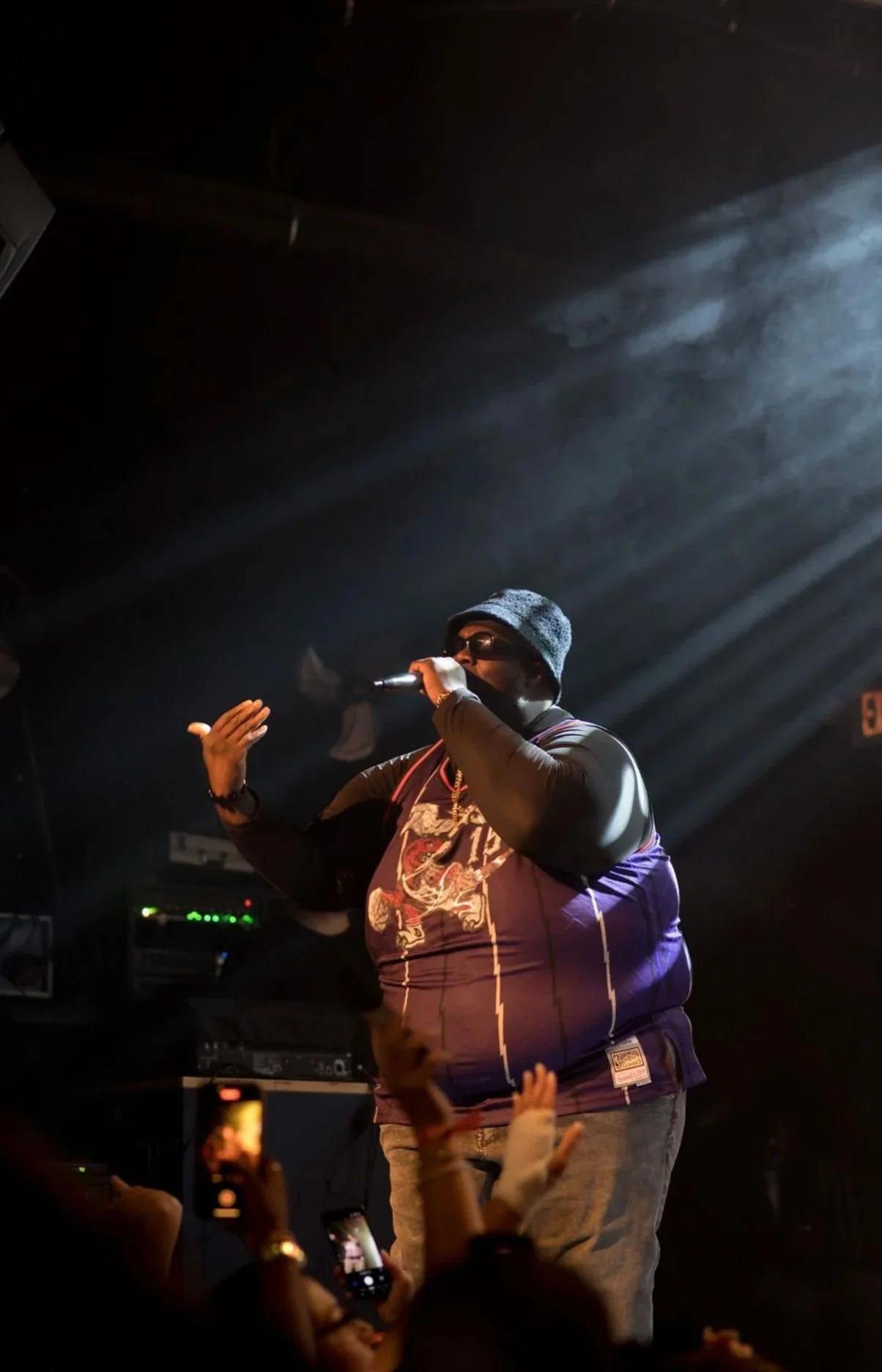 Qway C performing at the R.O.Z & Friends show at the Park Theatre in Winnipeg.