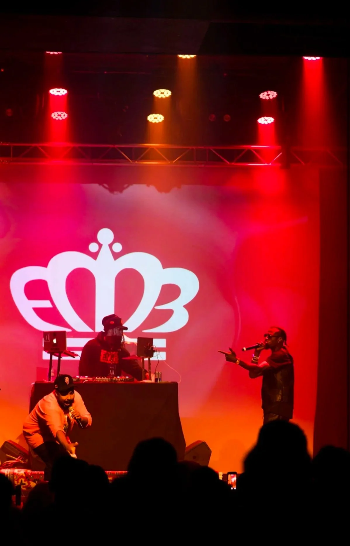 Chris Bxnnxtt and R.O.Z performing at the R.O.Z & Friends show at the Park Theatre in Winnipeg.