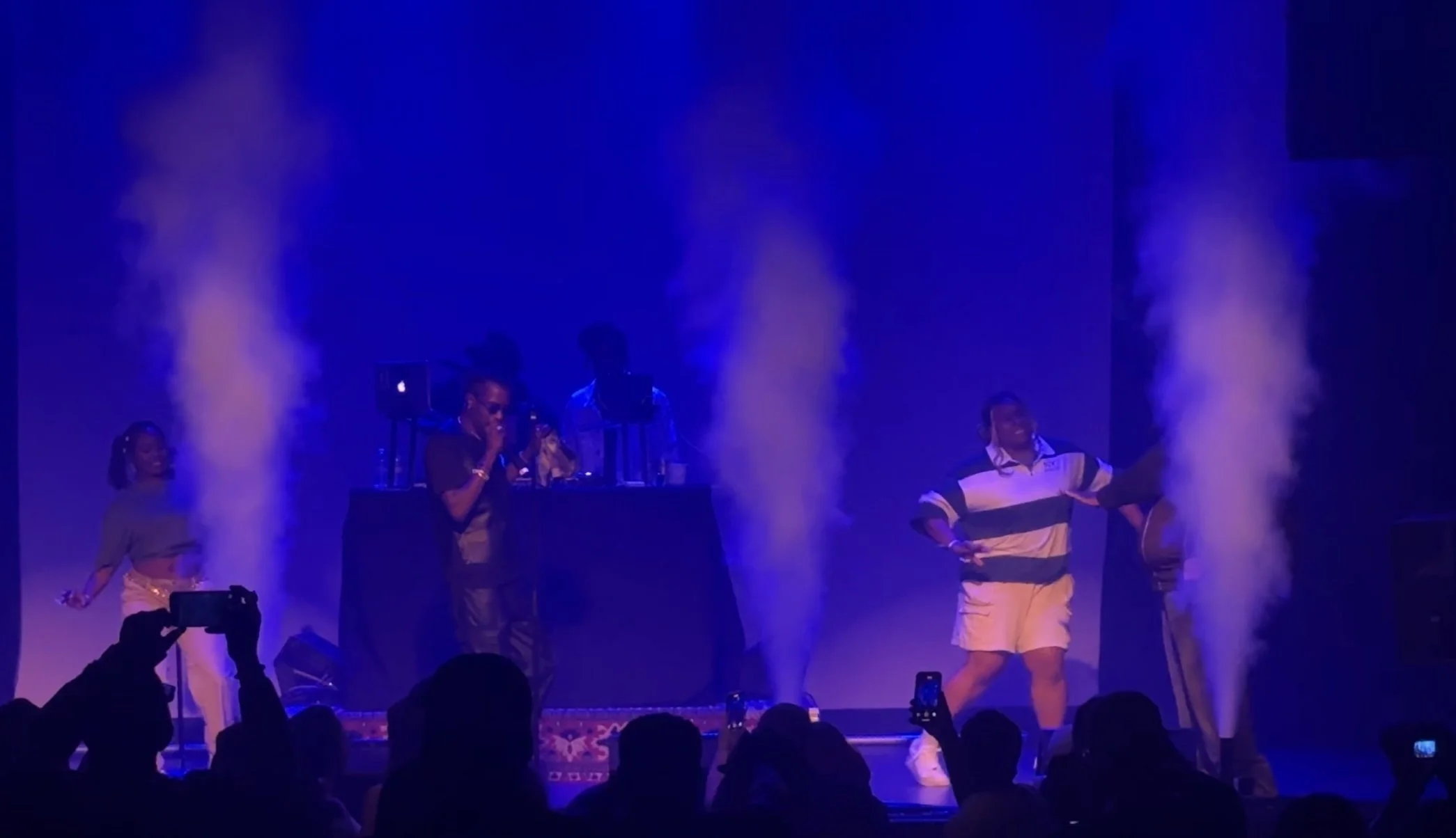 R.O.Z and dancers perform at the R.O.Z & Friends show at the Park Theatre in Winnipeg.