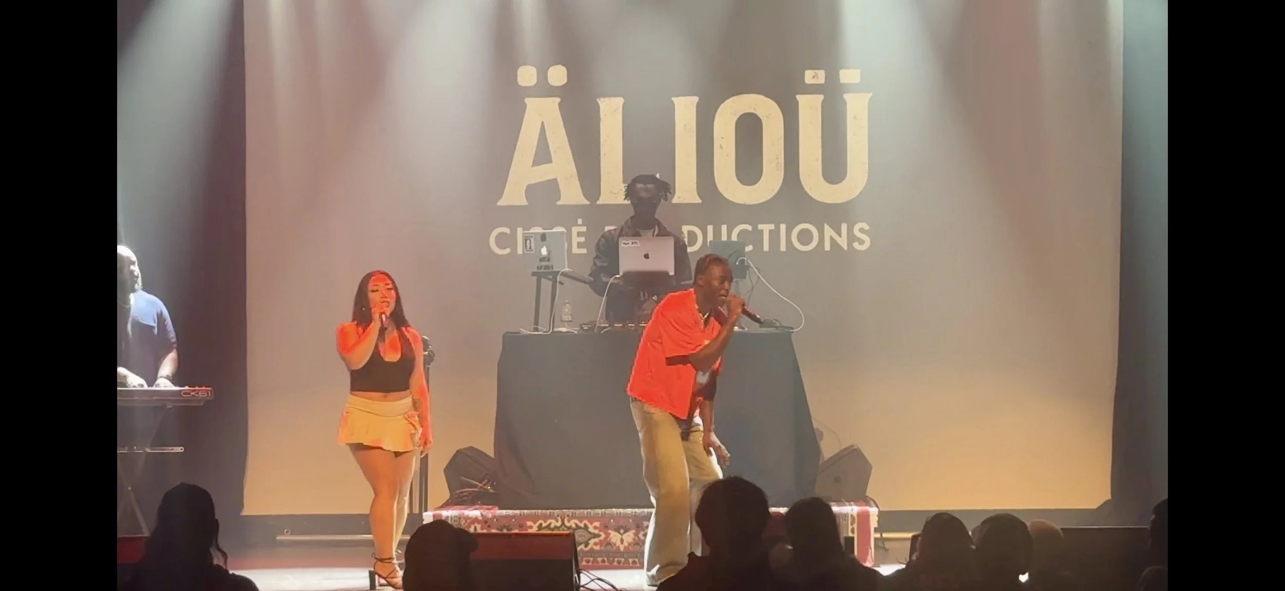 Naomi and ALIOU performs at the R.O.Z & Friends show at the Park Theatre in Winnipeg.