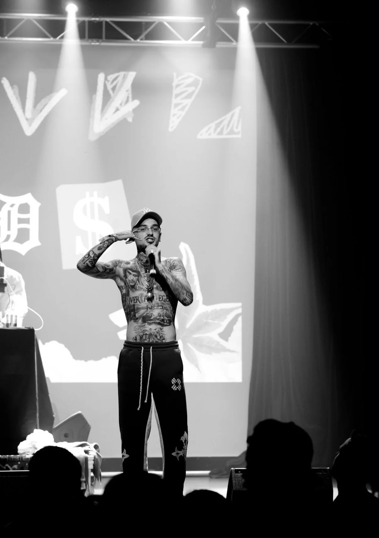 YSN Fab performing at the R.O.Z & Friends show at the Park Theatre in Winnipeg.