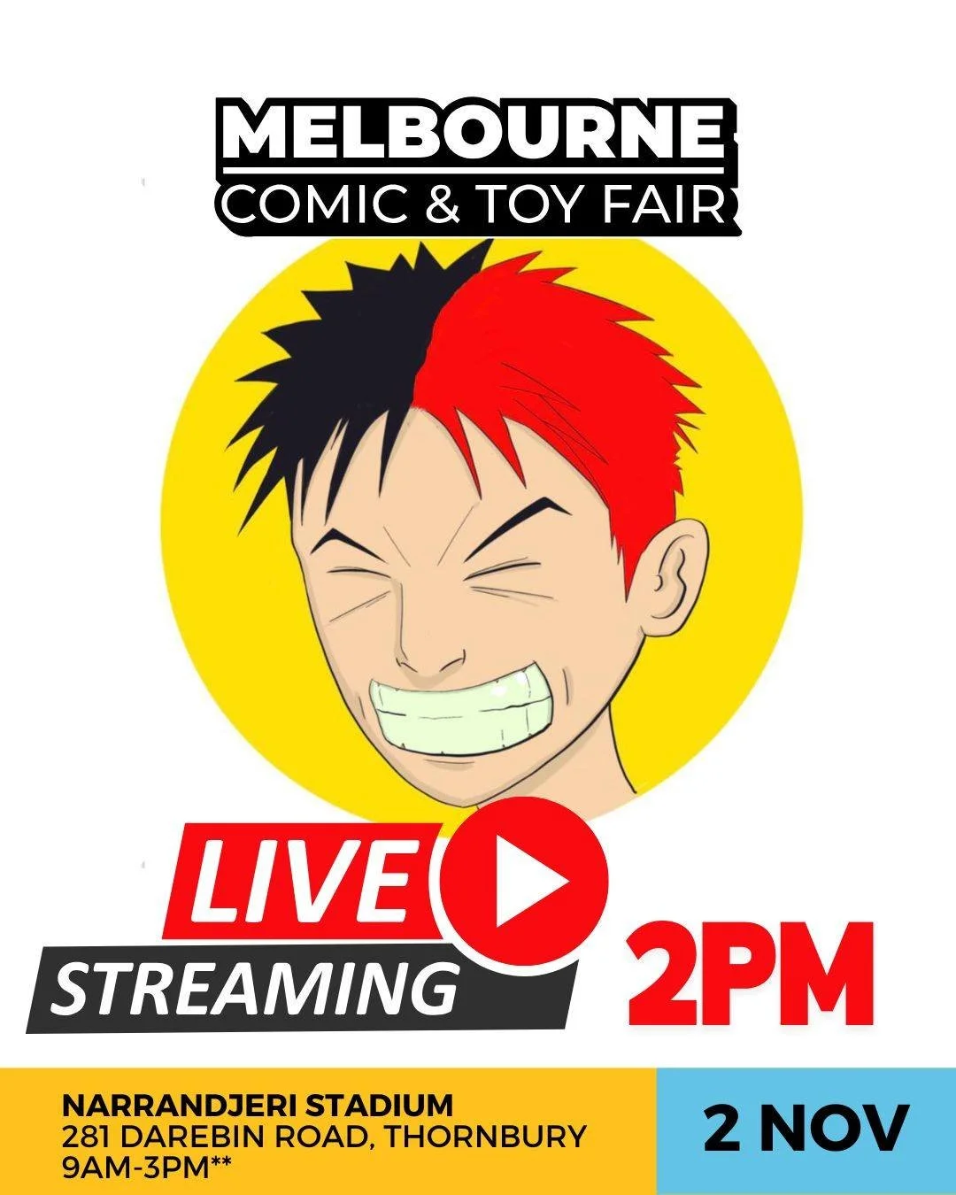 LIVE STREAMING FROM THE EVENT - Simple Simon
Simple Simon will be live streaming from the event, November 2nd on Youtube. 

Check out his channel and give him a follow: 
Youtube: youtube.com/channel/UC4o7TTg9fB6SGeVmYxJlScg
Instagram: @thenew50noob 
