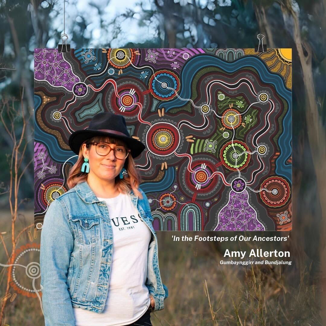 It was an absolute delight and privilege to collaborate with @aboriginalaffairsnsw and their staff on their strategic brand journey to create their new artwork, &lsquo;In the Footsteps of our Ancestors&rsquo;.

After Amy facilitated an art workshop a