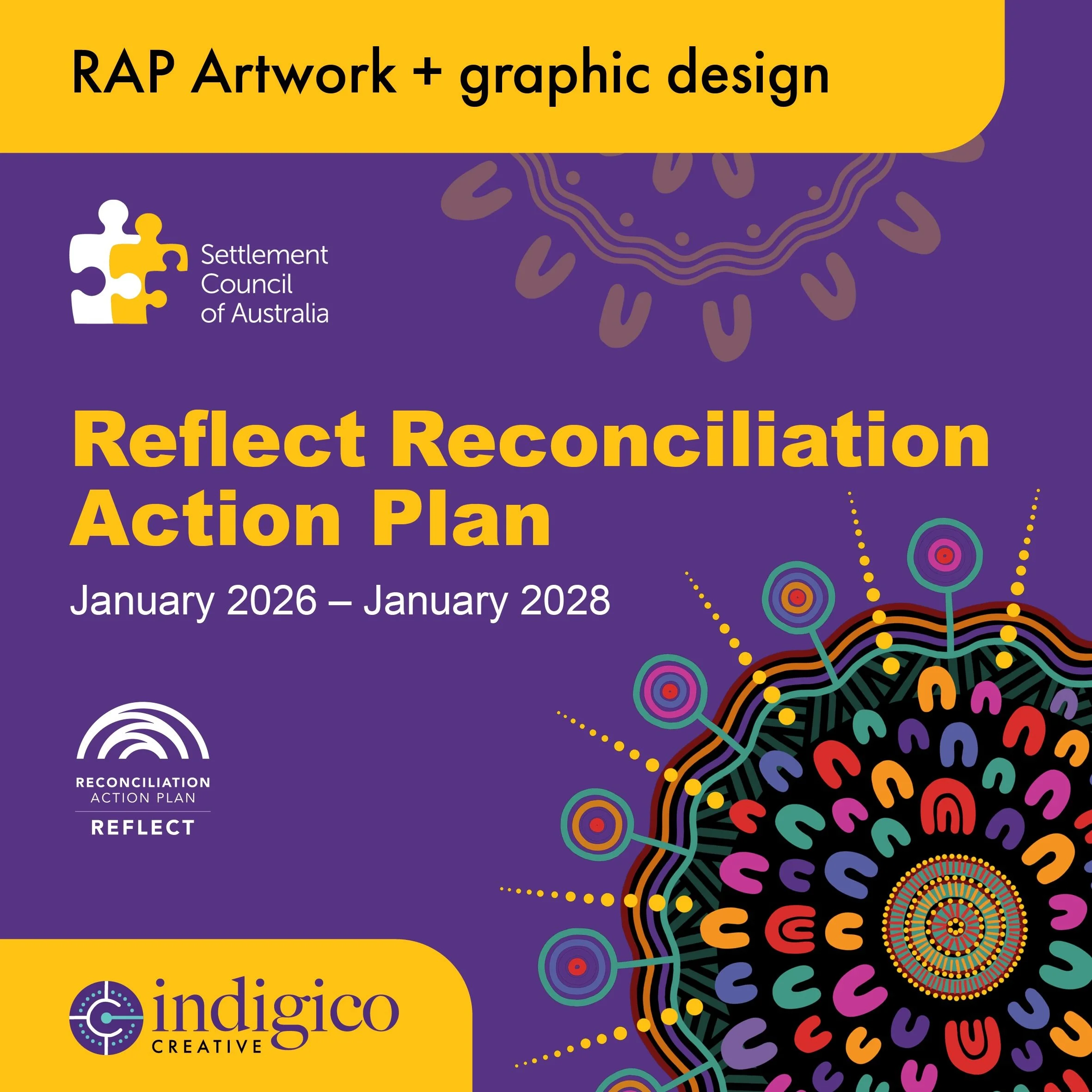 NRW 2026 🖤💛❤️

Last week we were thrilled to have the opportunity to travel to Naarm on beautiful Wurundjeri Country to attend the launch of the Settlement Council of Australia&rsquo;s first Reflect Reconciliation Action Plan and their National Rec
