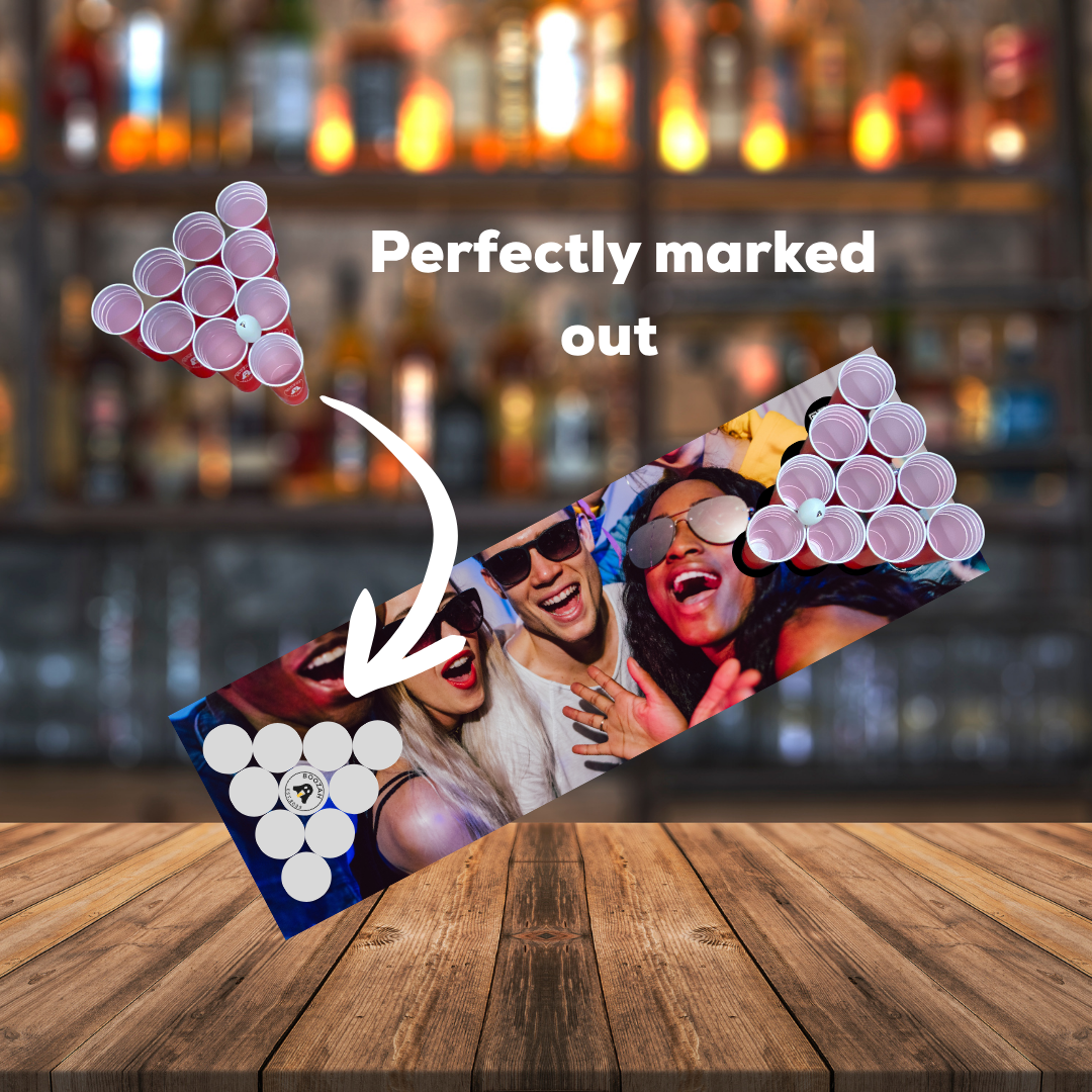 Custom beer pong board