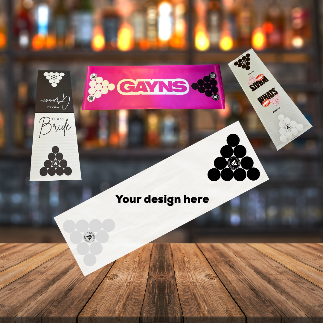 Custom 6ft Boozah Beer Pong Board (Design your own)