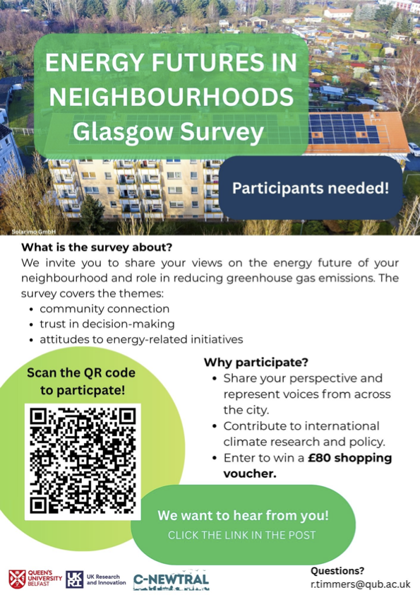 Invitation to Participate in Glasgow Neighbourhood Climate Survey