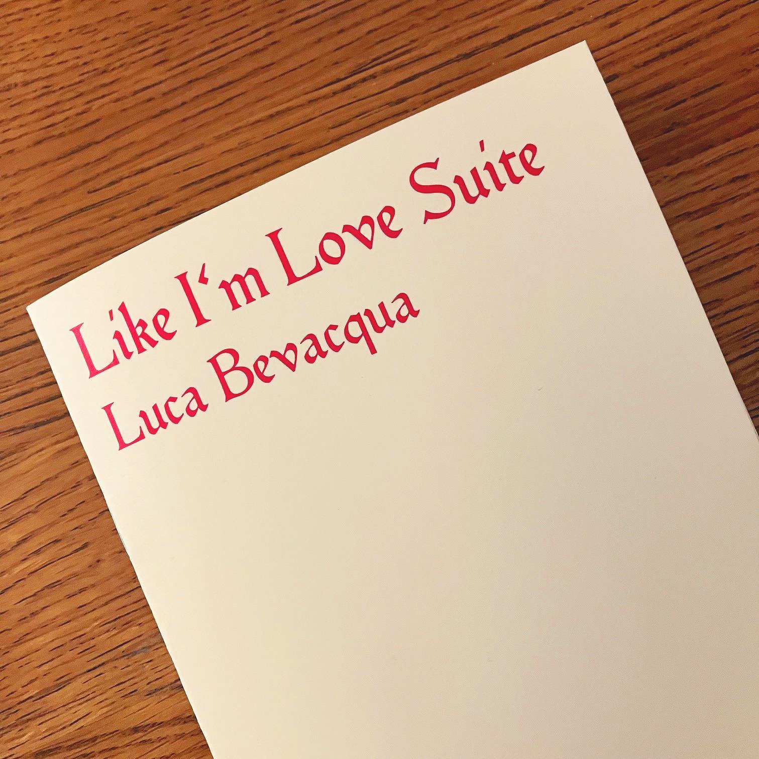 Like I'm Love Suite