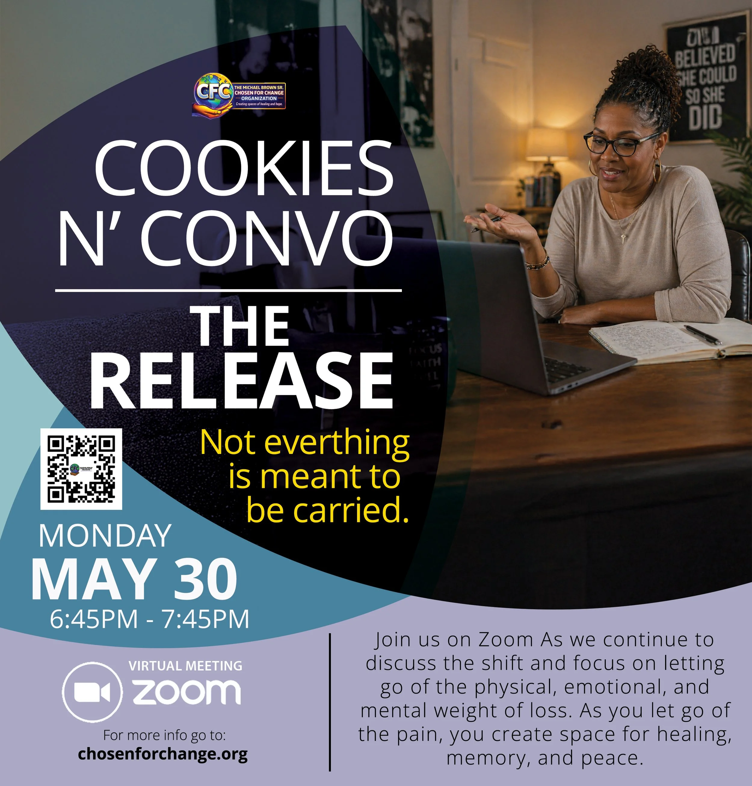 Cookies N Convo: The Release (ZOOM)