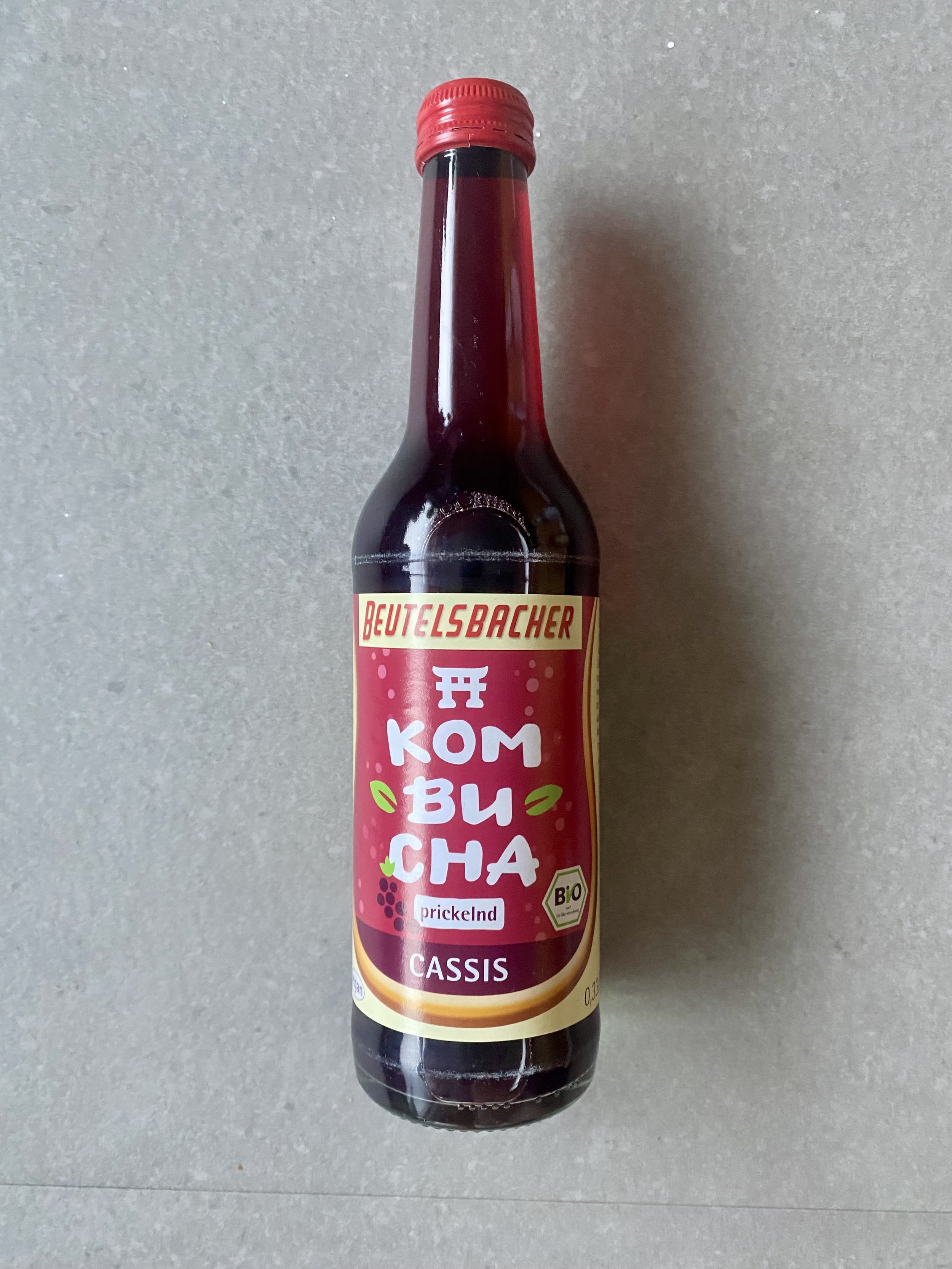 Kombucha Cassis Bio (0,33 l)