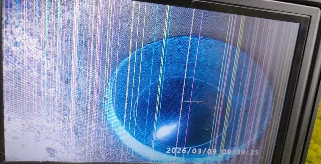 CCTV drain survey reveals foul drainage system to be free from blockages and in good condition.