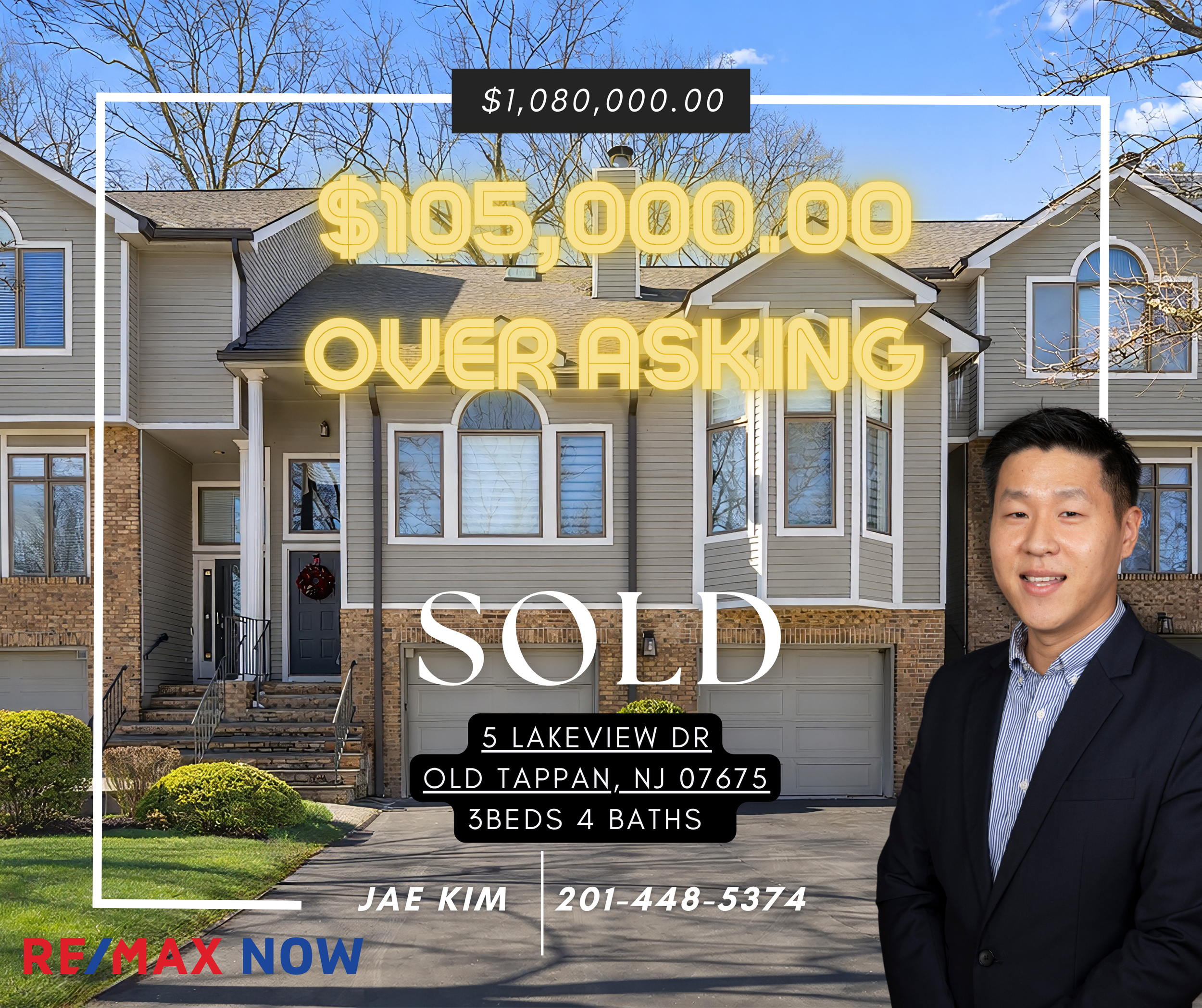 Another successful transaction by Jae.
We received a very strong offer, and while it was a bit challenging when the appraisal came in lower, we were able to move forward and accept an offer just 4 days after listing.
We set a new record at Lakeview a