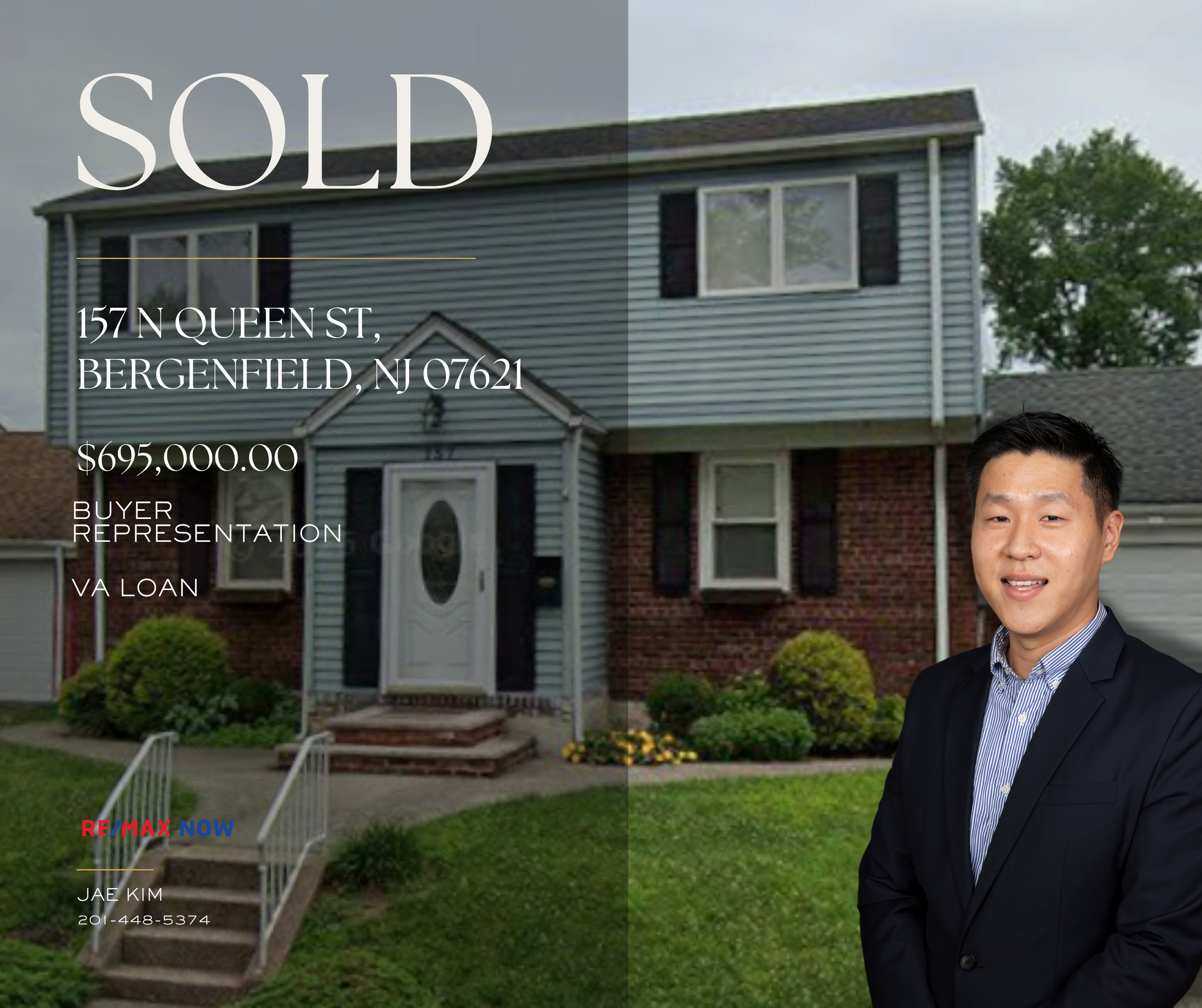 ANOTHER SUCCESSFUL TRANSACTION BY JAE 🏡
157 N QUEEN ST, BERGENFIELD, NJ 07621
SOLD AUGUST 19, 2026 | $695,000
This transaction was especially meaningful.
Buying a home with a VA loan can involve a different process and specific requirements. From th