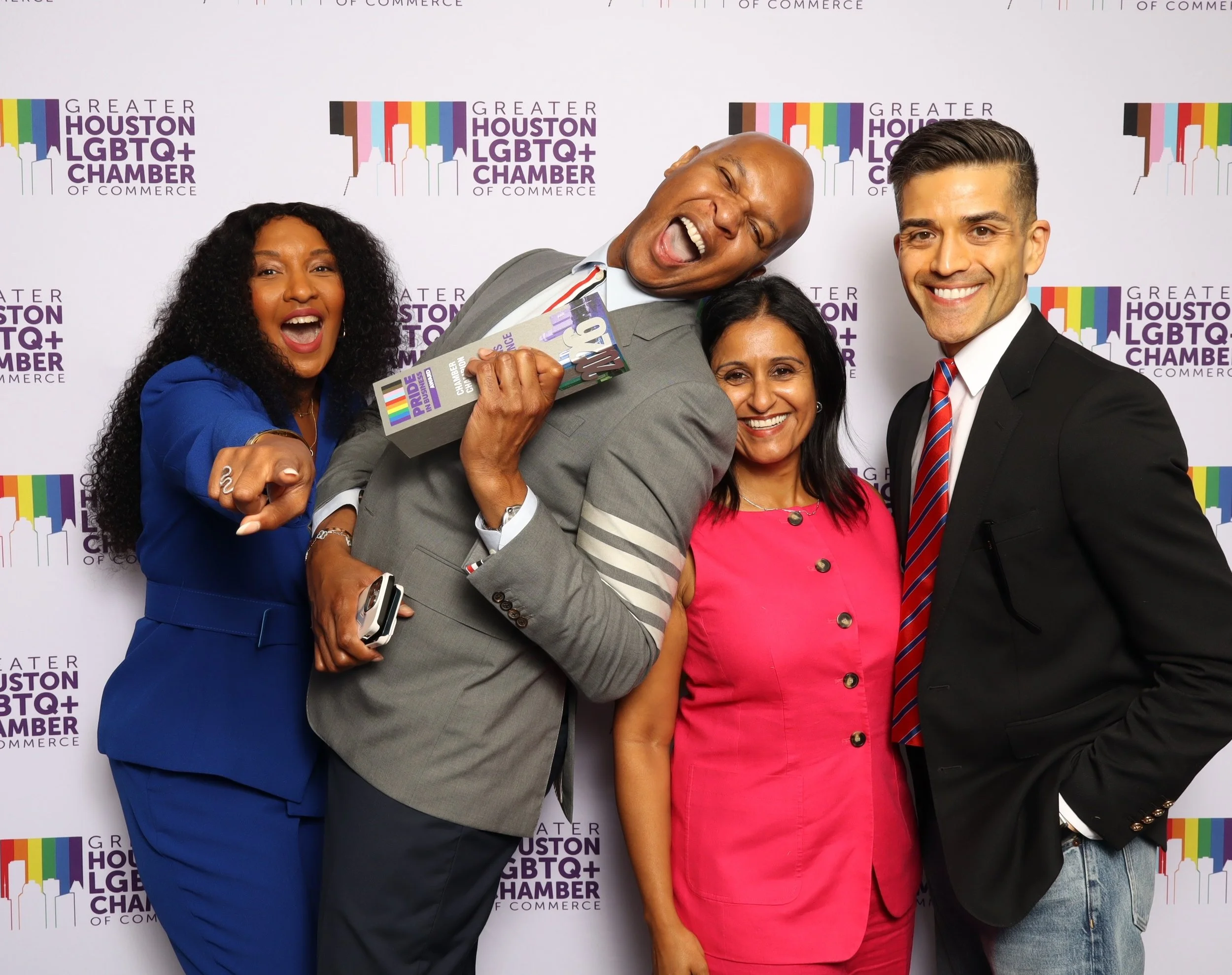 Houston LGBT Chamber Pride in Business: Digital Photo Booth at Hilton Americas-Houston — Booth Boxx