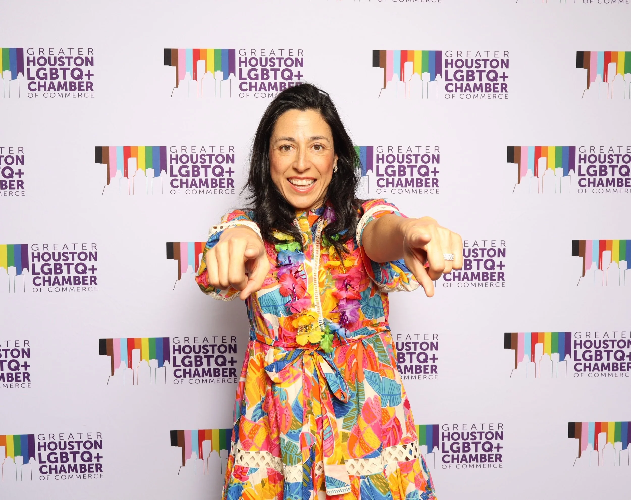 Corporate photo booth Houston LGBT Chamber Hilton Americas Booth Boxx