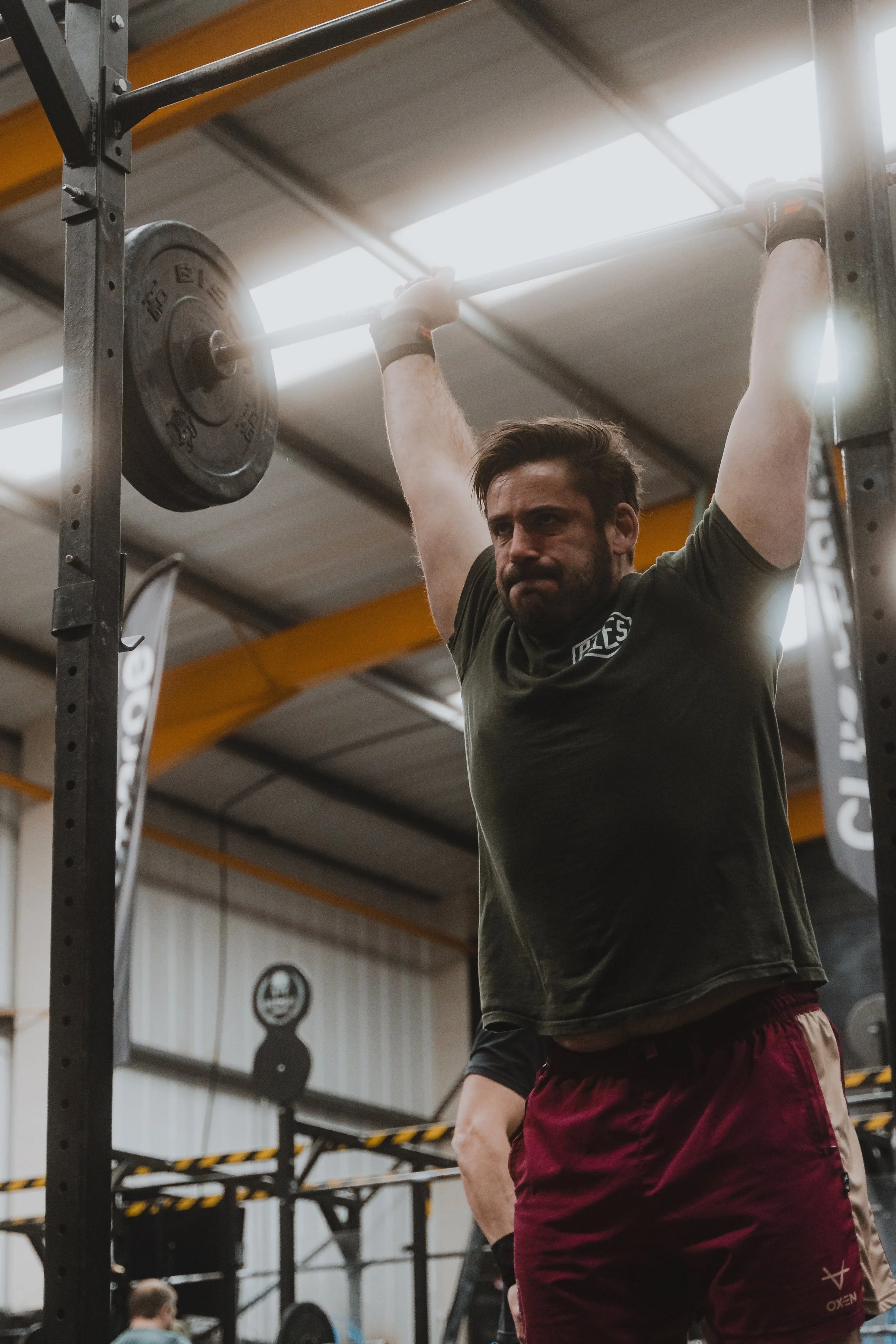Two people having fun during a Saturday Smash CrossFit class