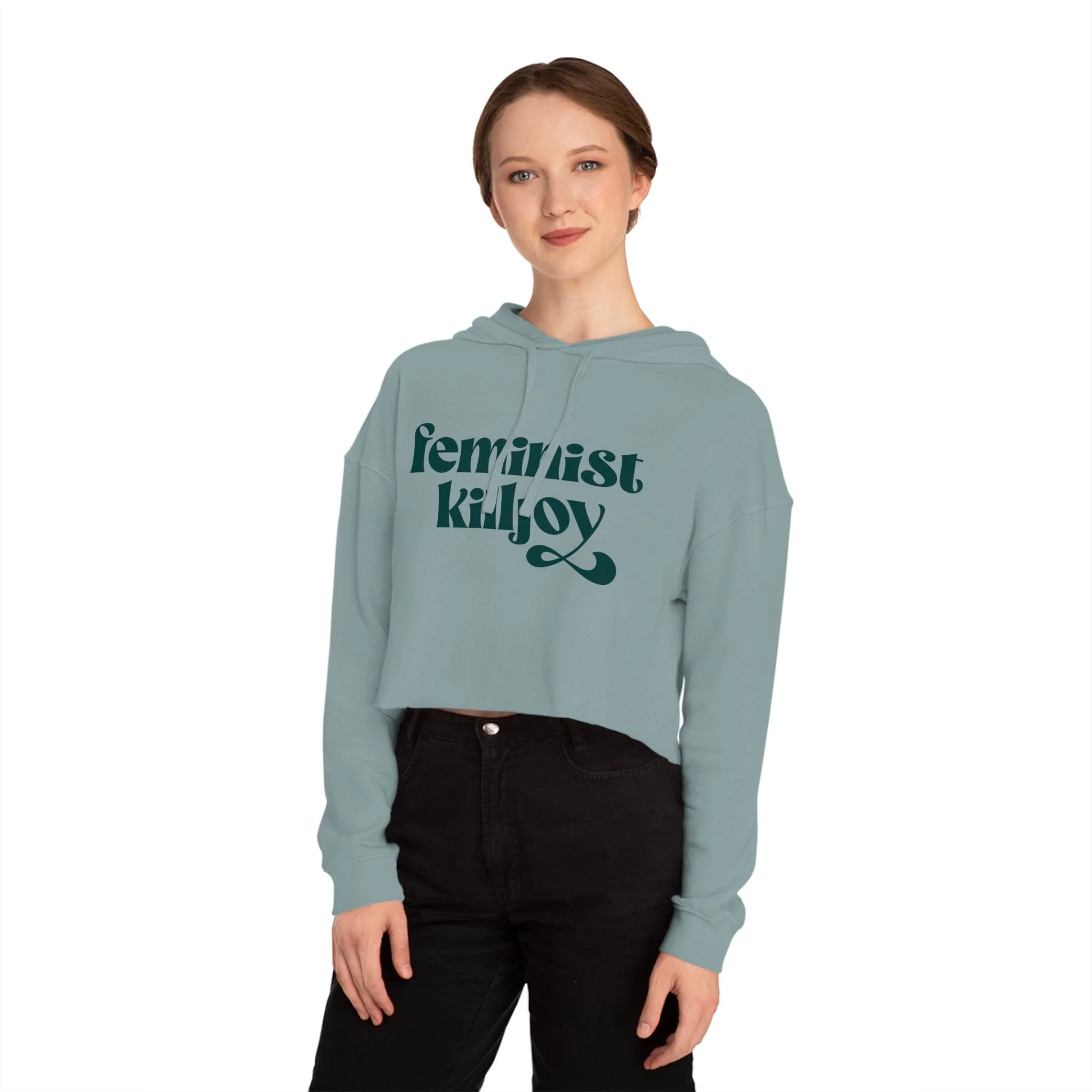 Feminist Killjoy Cropped Hoodie