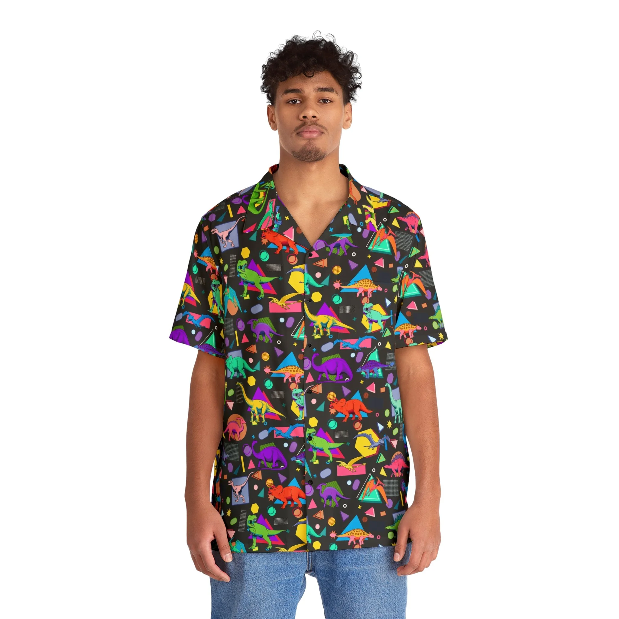 Retro Dinos Hawaiian Shirt